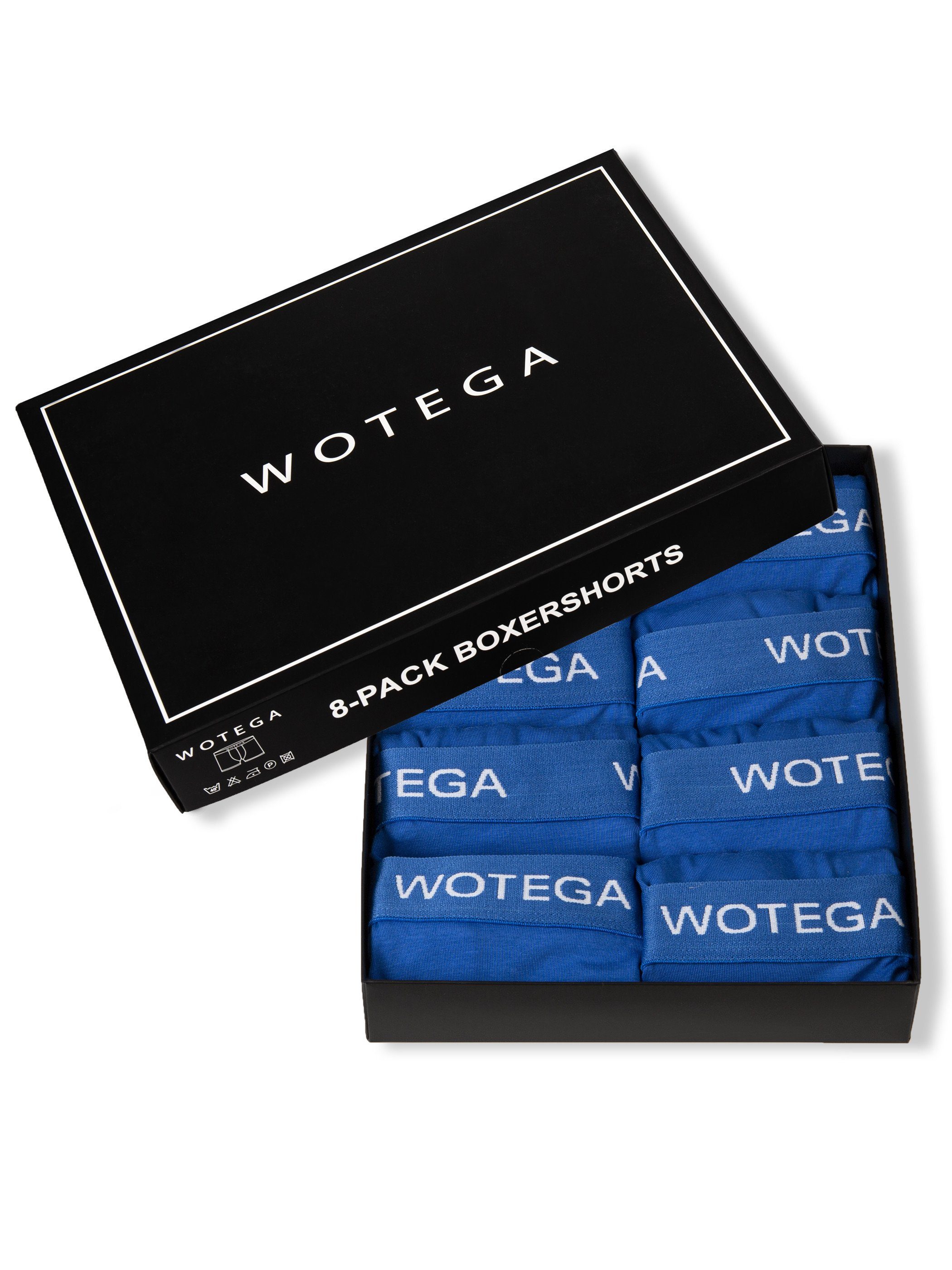 WOTEGA Boxershorts Joe (Spar-Set, 8er-Pack) moderne Baumwoll Unterhosen exklusiv im 8er Pack