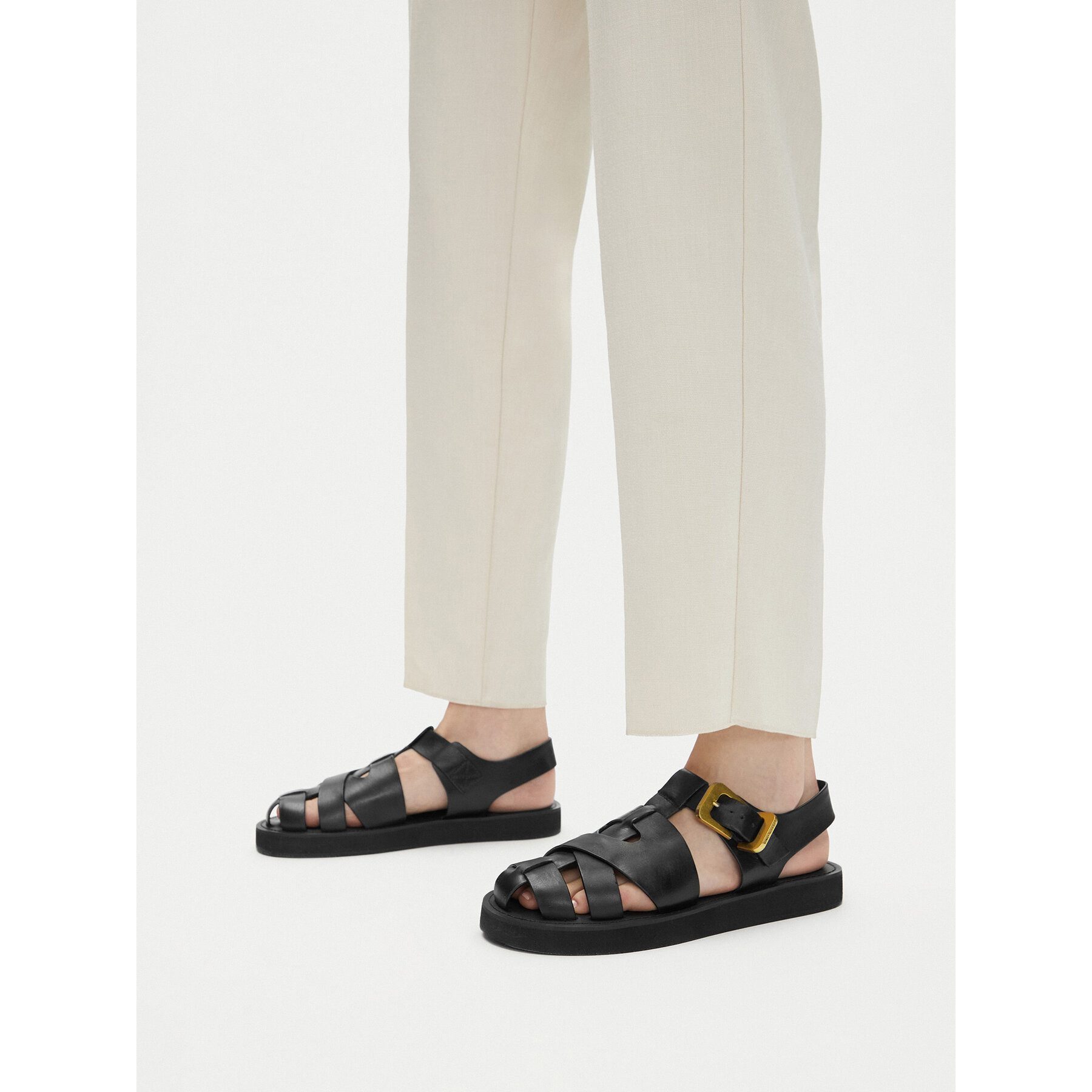 GINO ROSSI Gino Rossi Damensandalen Schwarz LOCK-CS882-HM-01 Sandale