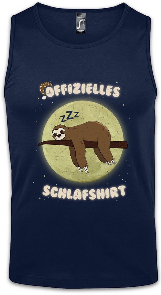 Urban Backwoods Tanktop Offizielles Schlafshirt Ärmelloses T-Shirt Schlaf Faultier Schlafen Ruhe Bett Geschenk Fun