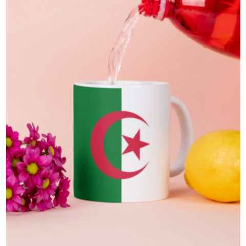 Tinisu Tasse Algerien Tasse Flagge Pot Kaffeetasse National Becher Kaffee Cup Büro