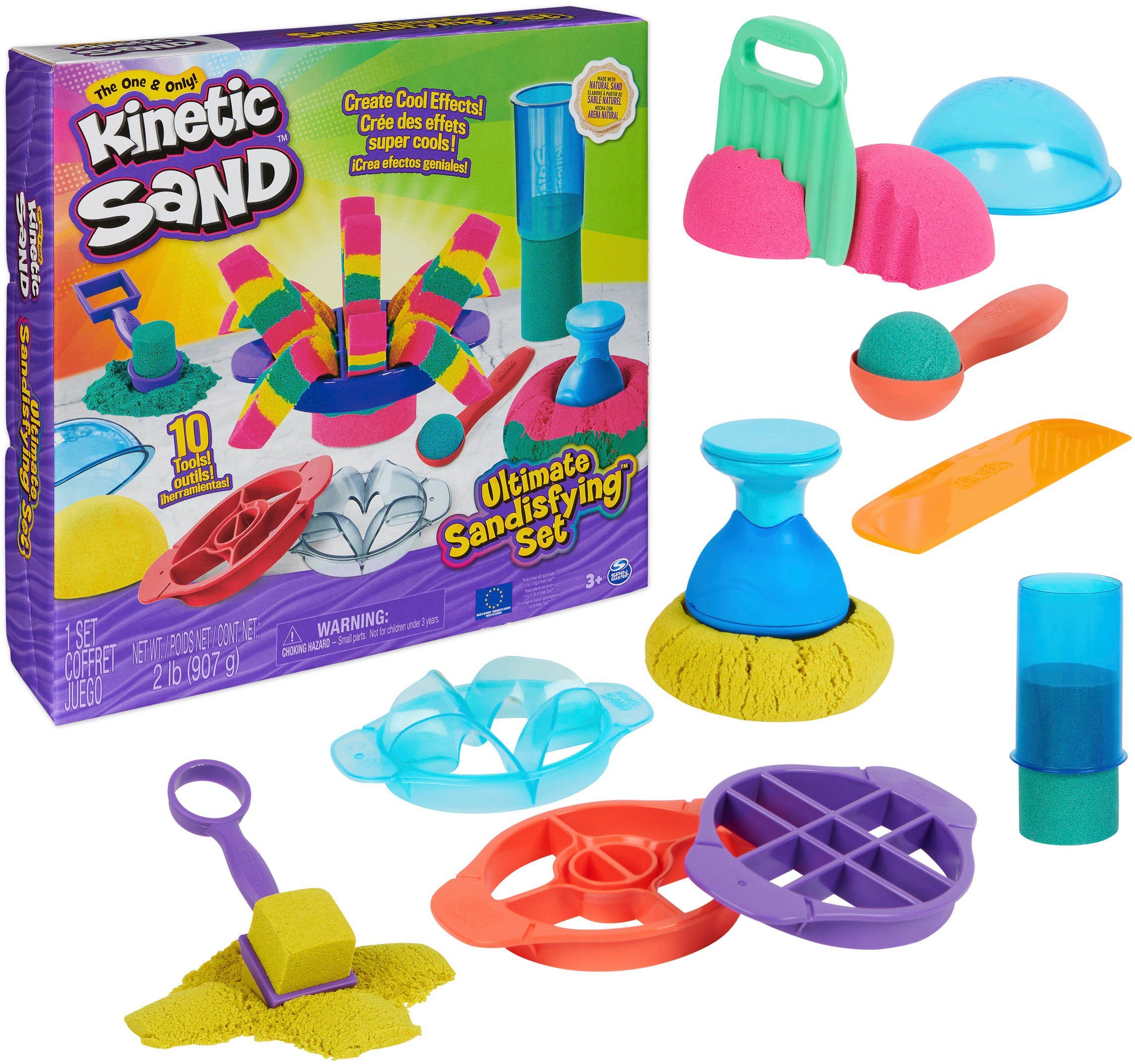 Spin Master Kreativset Kinetic Sand - Ultimate Sandisfying Set 907g