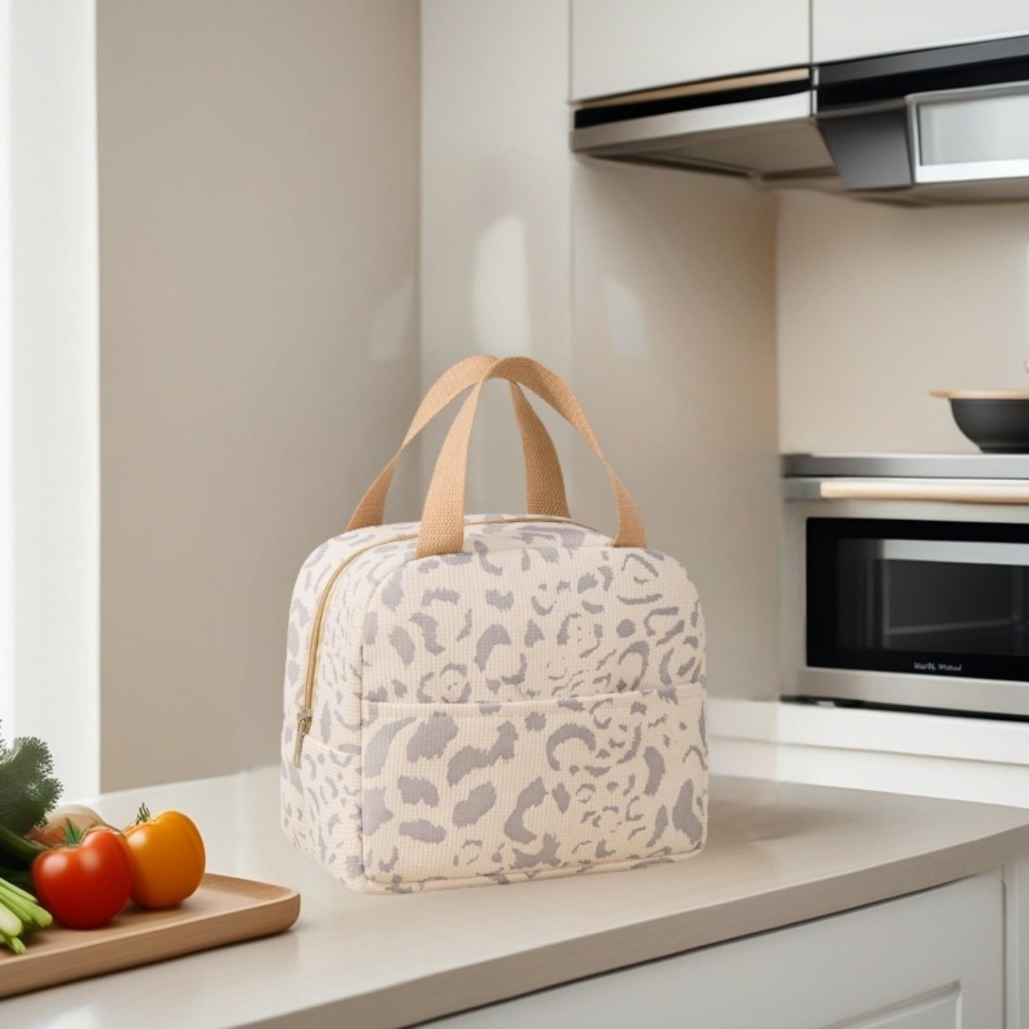 Diwzbyn Kühltasche Kleine Kühltasche Für Unterwegs - Wiederverwendbare, Wasserdichte, Isolierte Lunchtasche mit Alufolie Thermo-Isolierung