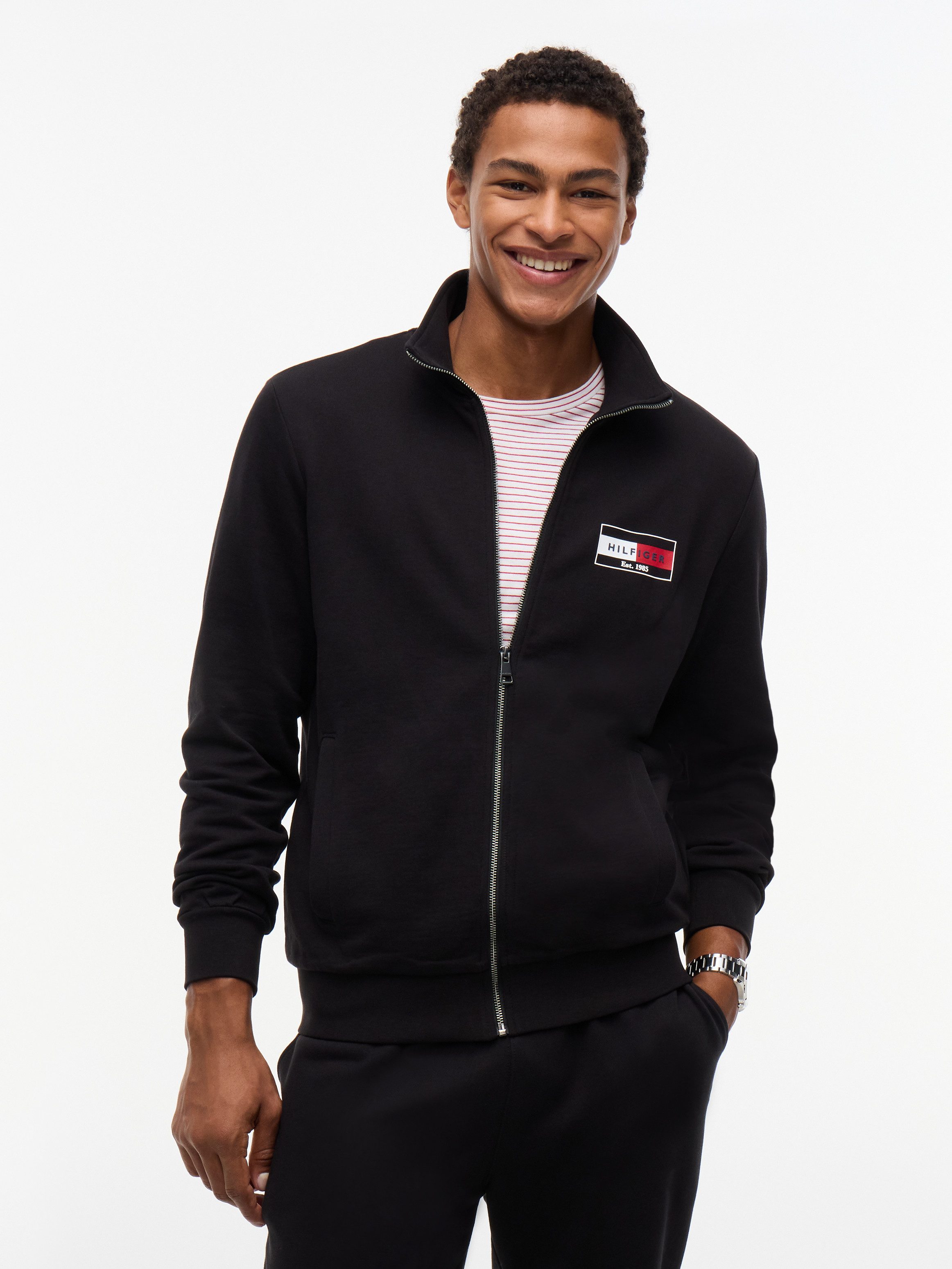 Tommy Hilfiger Sweatjacke BRAND LOVE SMALL FLAG REGULAR