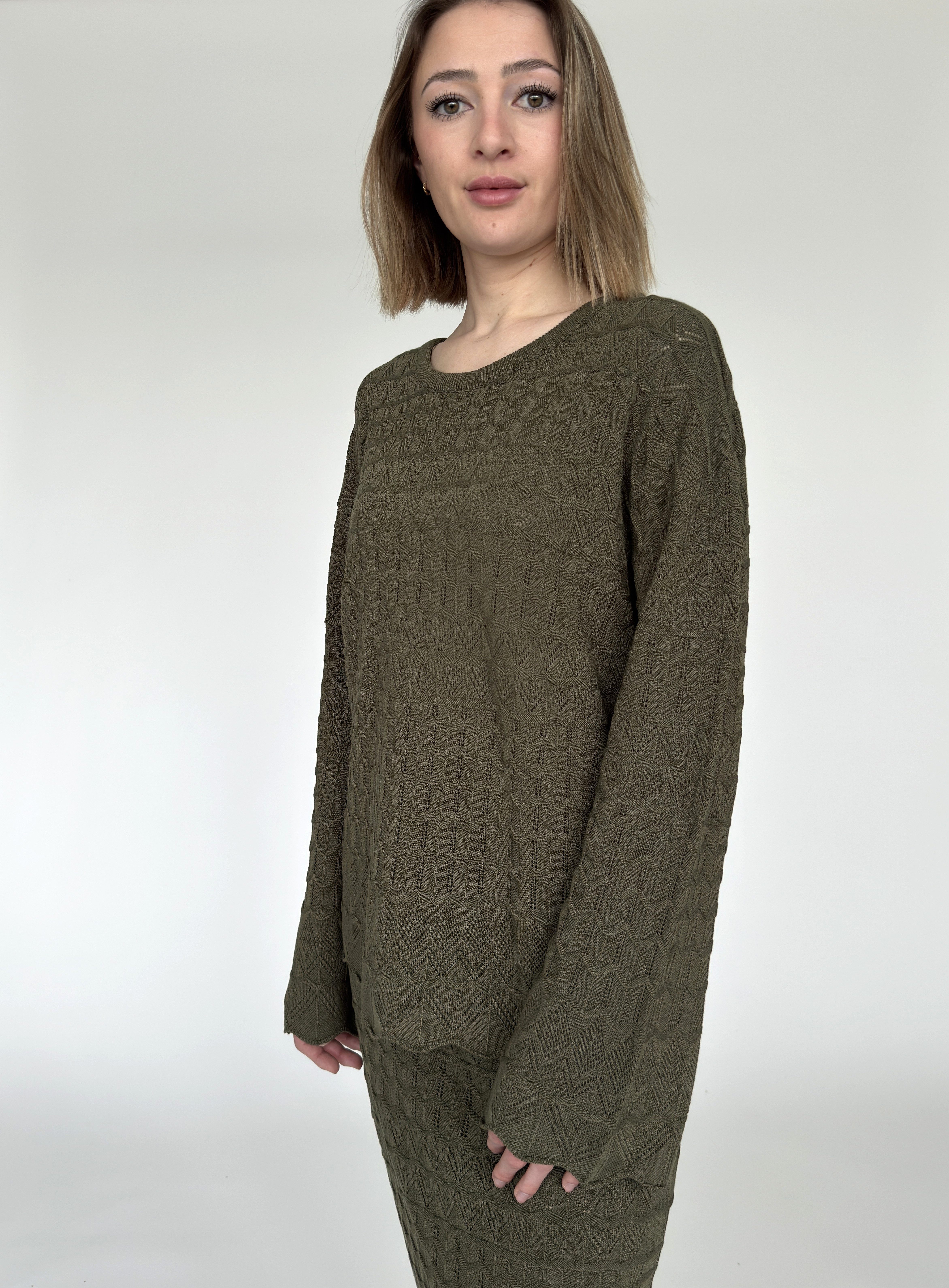 Zuckerwatte Ajourpullover modische Ajouroptik aus feiner günstig online kaufen