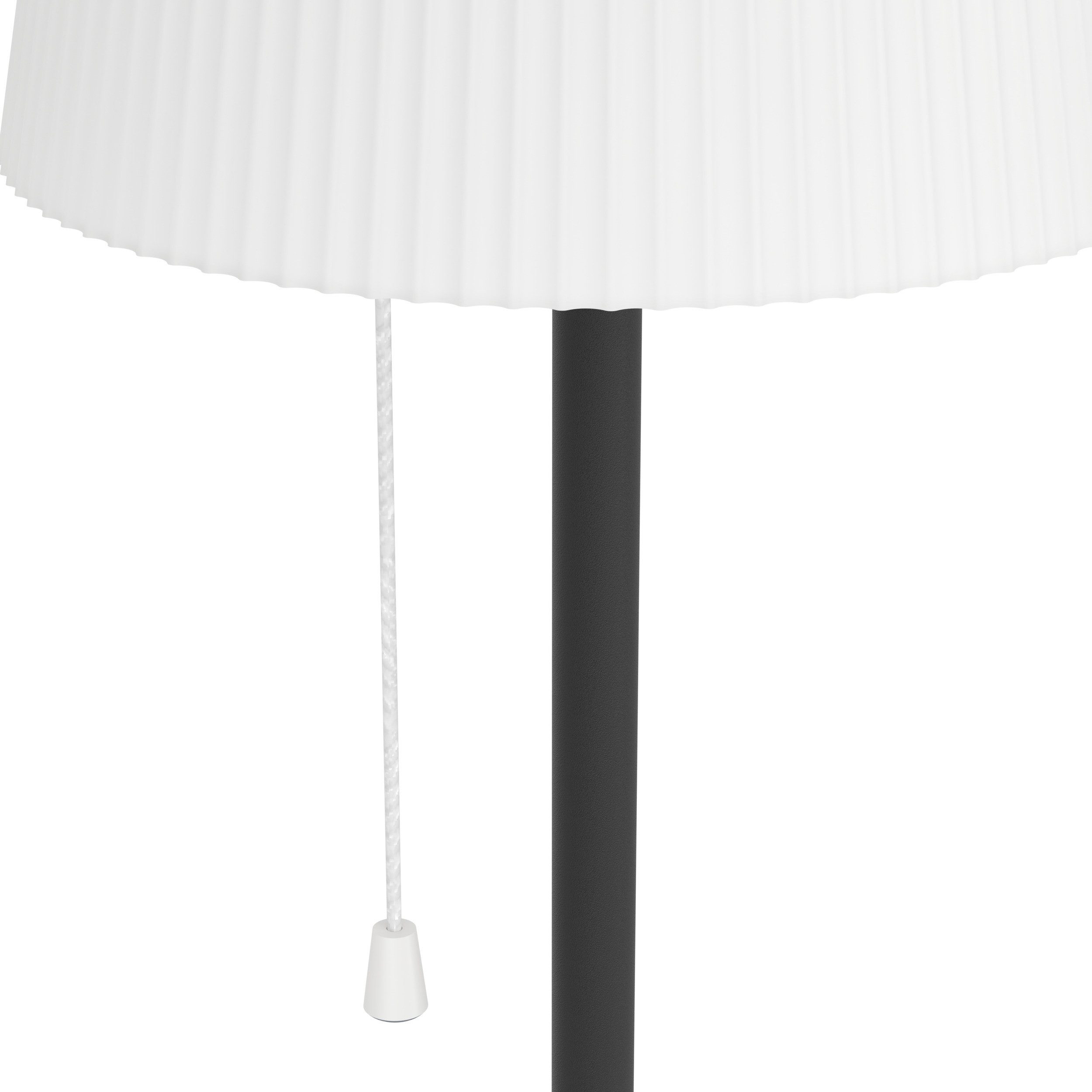 EGLO Stehlampe SCORDIANO-L Stehlampe - Stahl - SOLAR-LED - 2,3W - IP44, Ein-/Ausschalter, USB-Anschluss mit Ladefunktion, LED fest integriert, Neutralweiß, Kaltweiß, Warmweiß, Standleuchte, Leselampe, Wohzimmer, Schlafzimmer, H120 x Ø13 cm