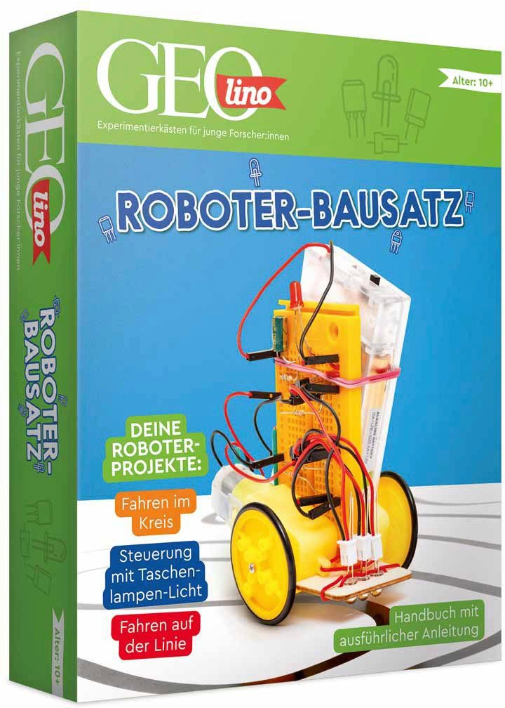 - GEOlino Experimentierkasten Roboter-Bausatz Franzis