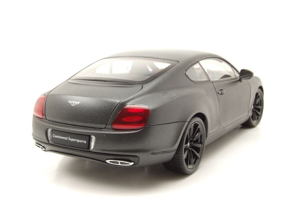 Welly Modellauto Bentley Continental Supersports 2009 grau metallic, Maßstab 1:18