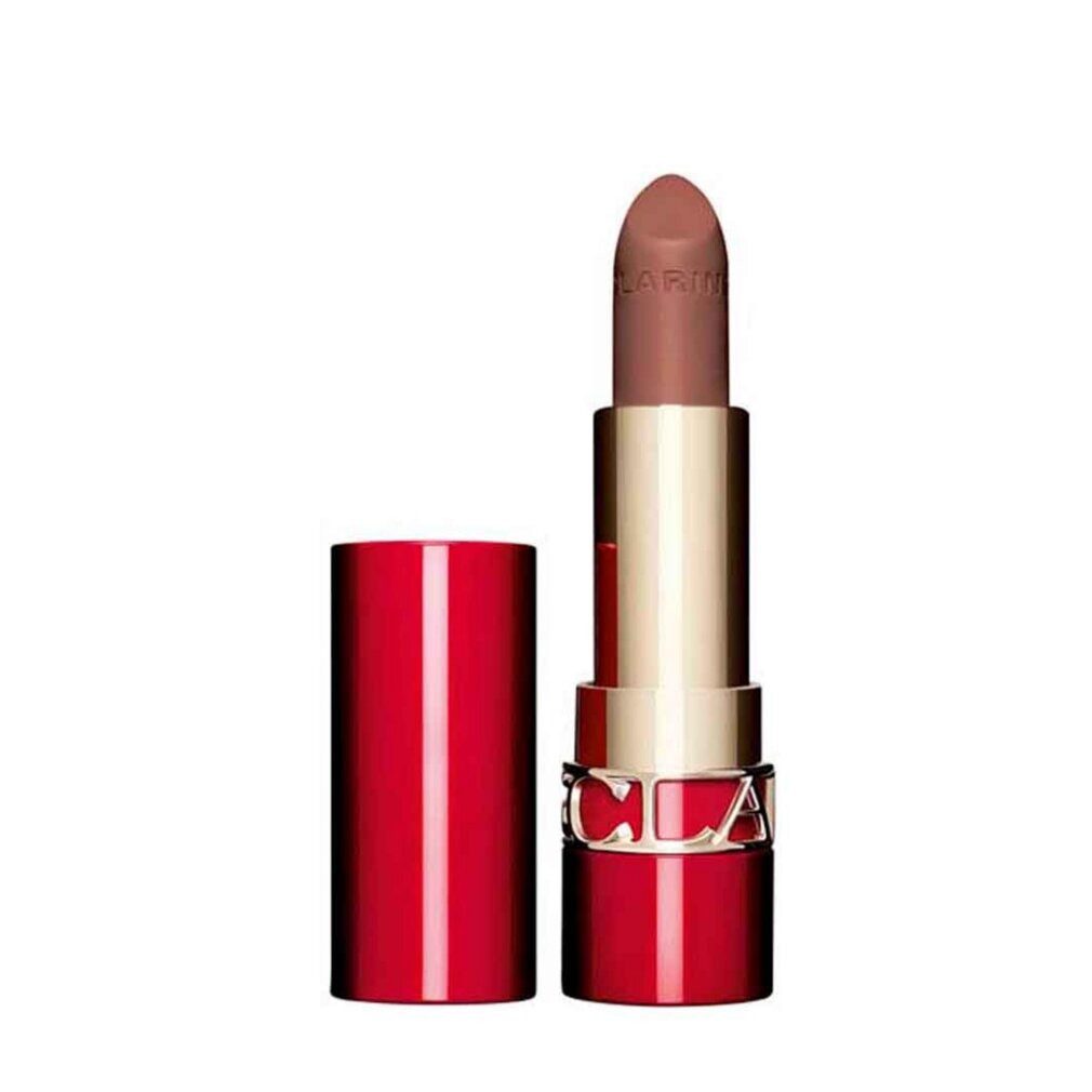 Clarins Lippenstift, Joli Rouge, Velvet, cremefarbener Lippenstift, 758V, Sandrosa, 3,5 g