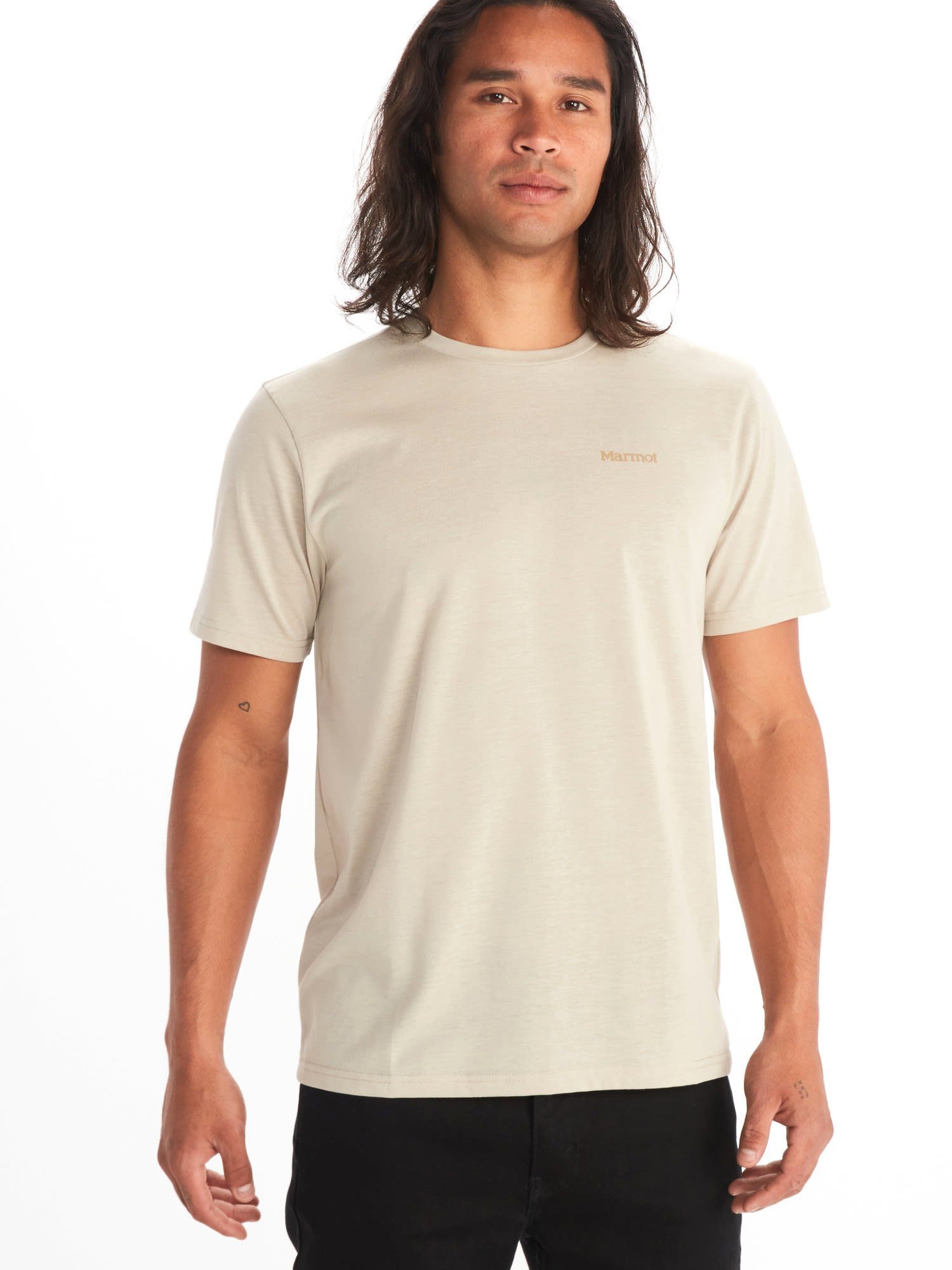 Marmot T-Shirt Herren M Crossover Marmot Short-sleeve Sandbar
