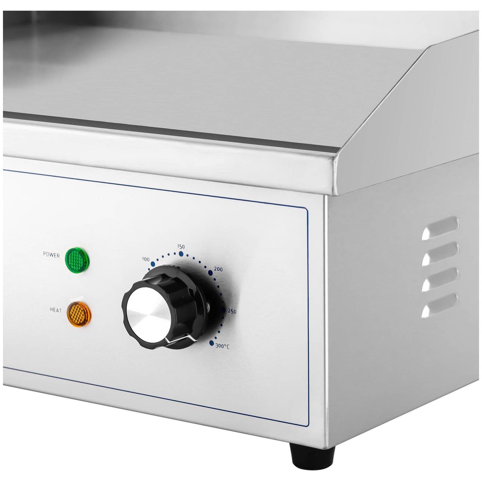 Royal Catering Elektrogrill Elektro Grillplatte Griddleplatte Bratplatte 530 x 350 mm glatt 3.000, 3000 W