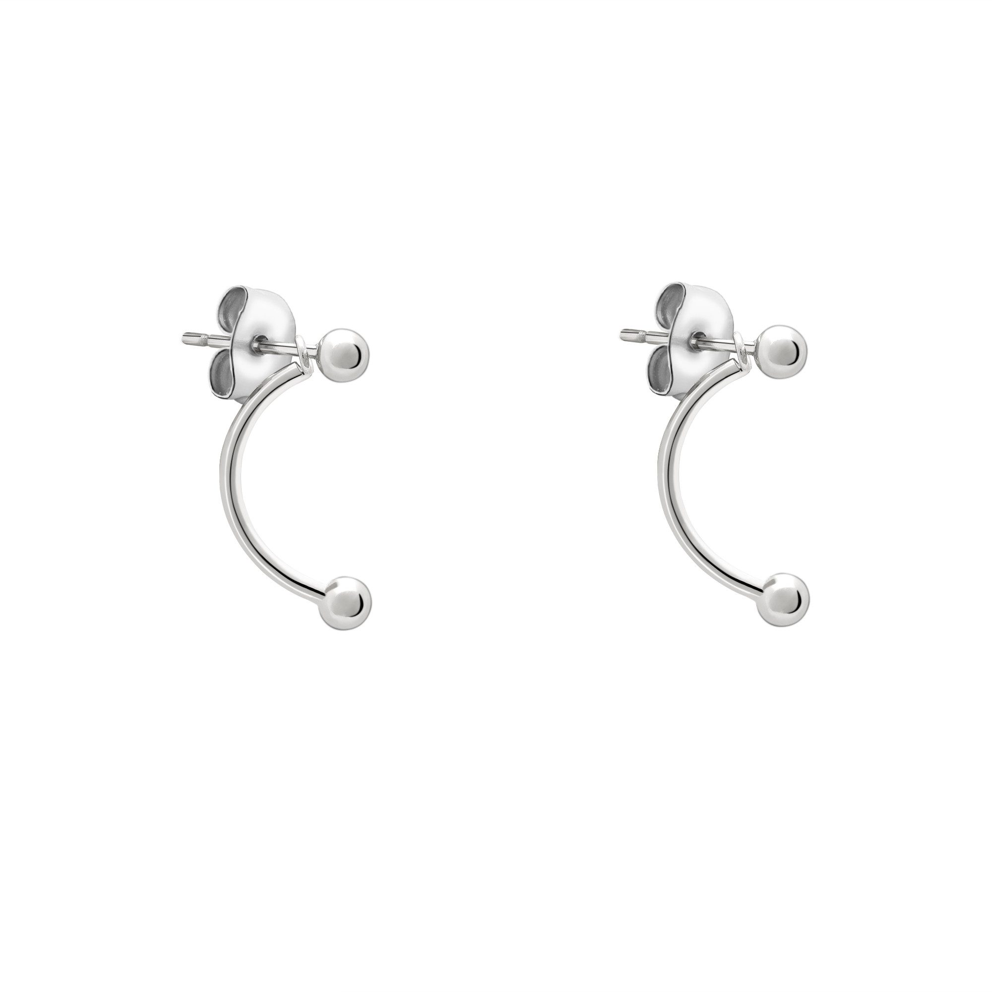 Liebeskind Berlin Paar Creolen Schmuck Geschenk Edelstahl Ohrringe The Berlin Style, Einhänger abnehmbar