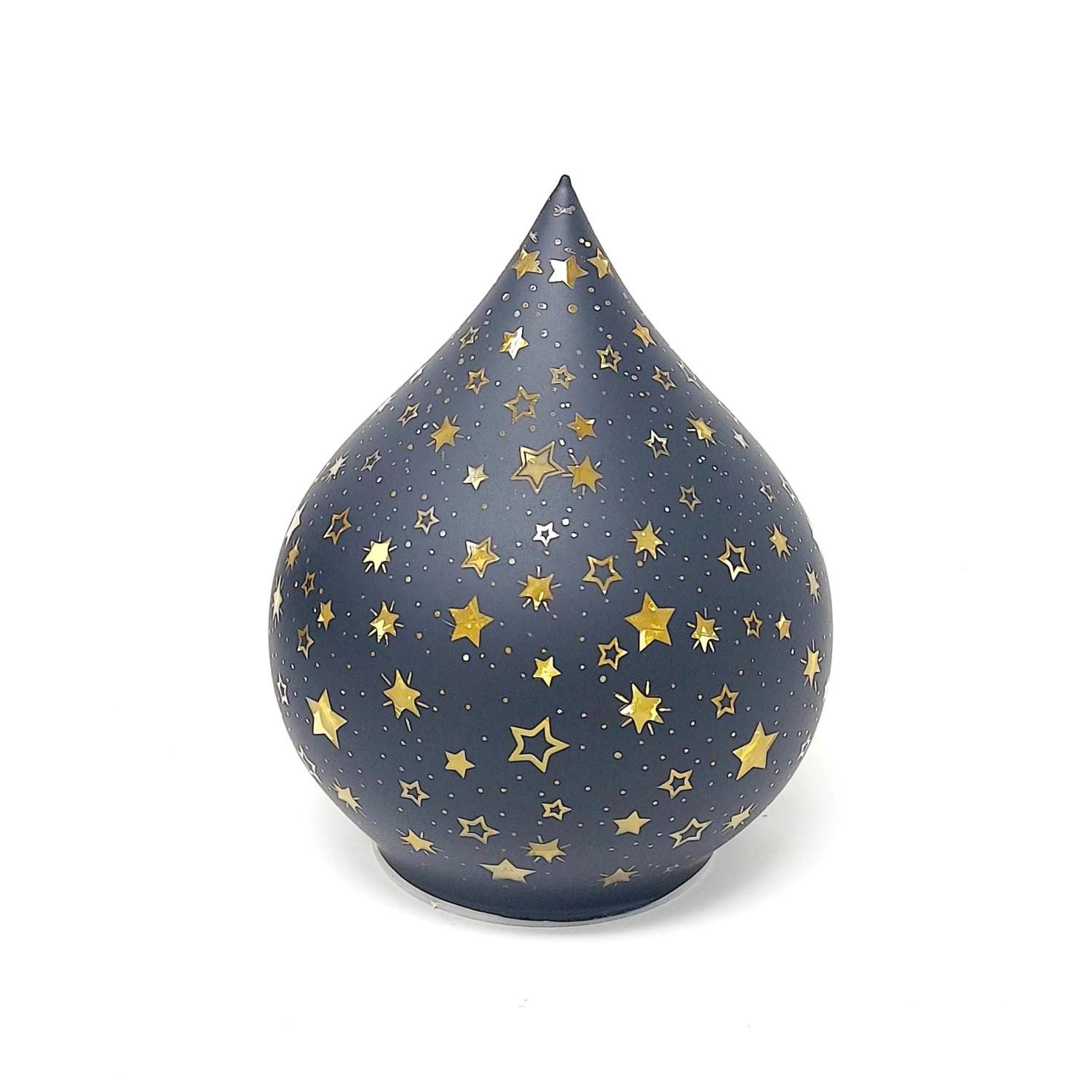 formano Dekofigur Festival, mit Timerfunktion, Schwarz, Sterne, H: 16cm