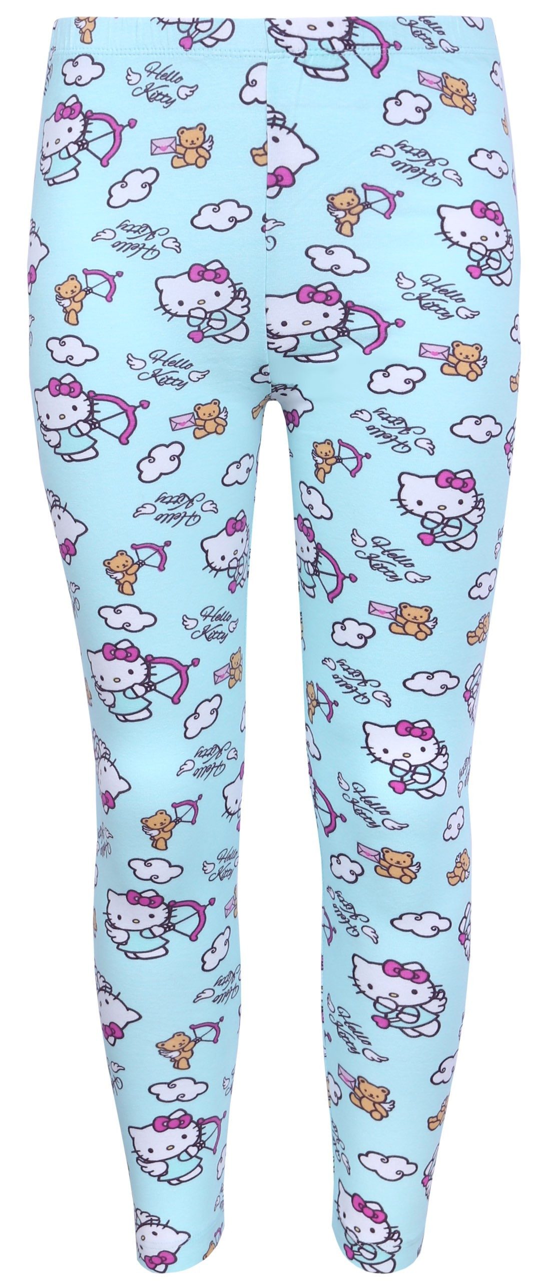 7/8-Leggings Türkisfarbene Leggingshose für Mädchen HELLO KITTY 3 Jahre