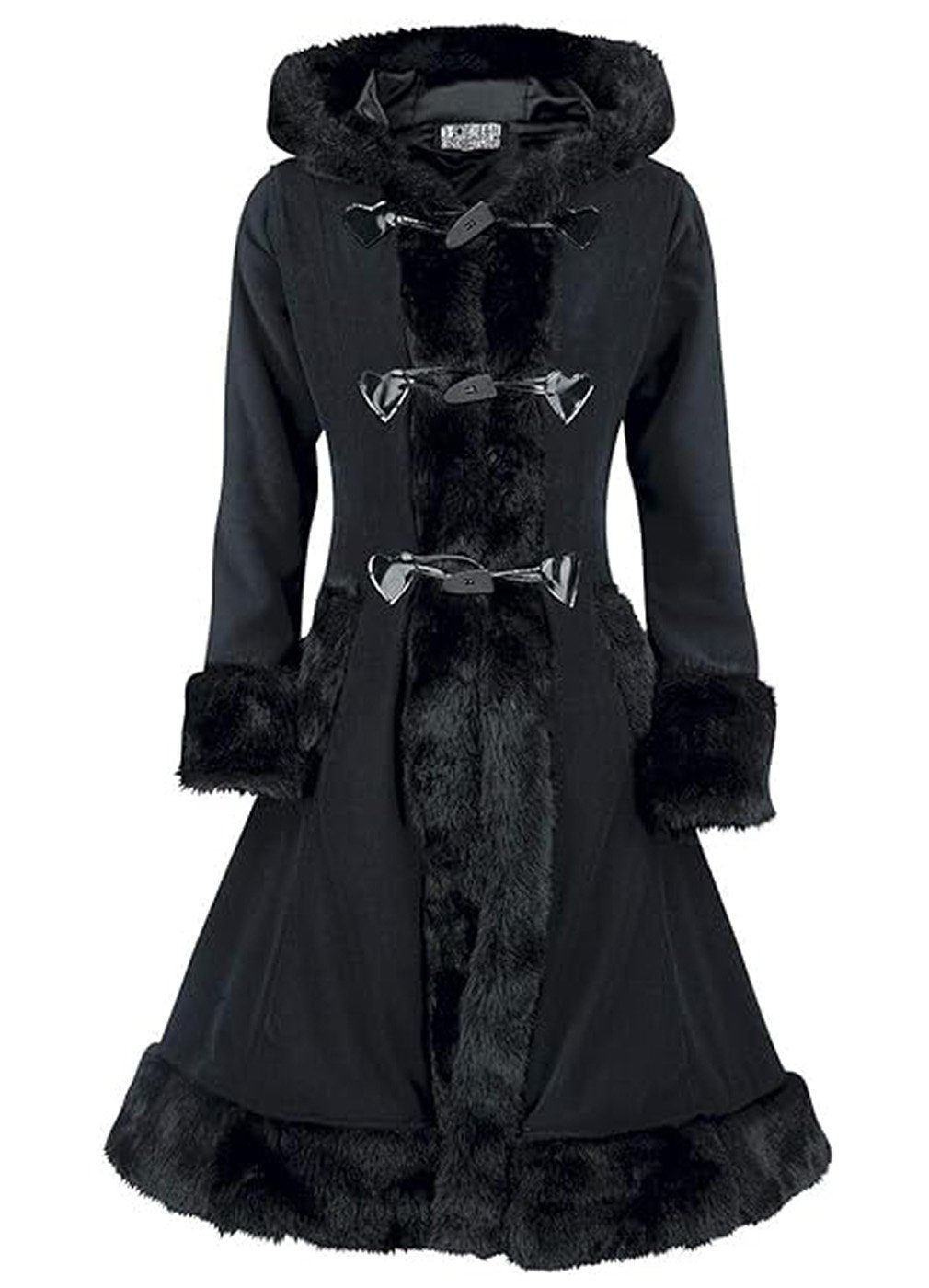 Poizen Industries Wintermantel Minx Coat Gothic günstig online kaufen