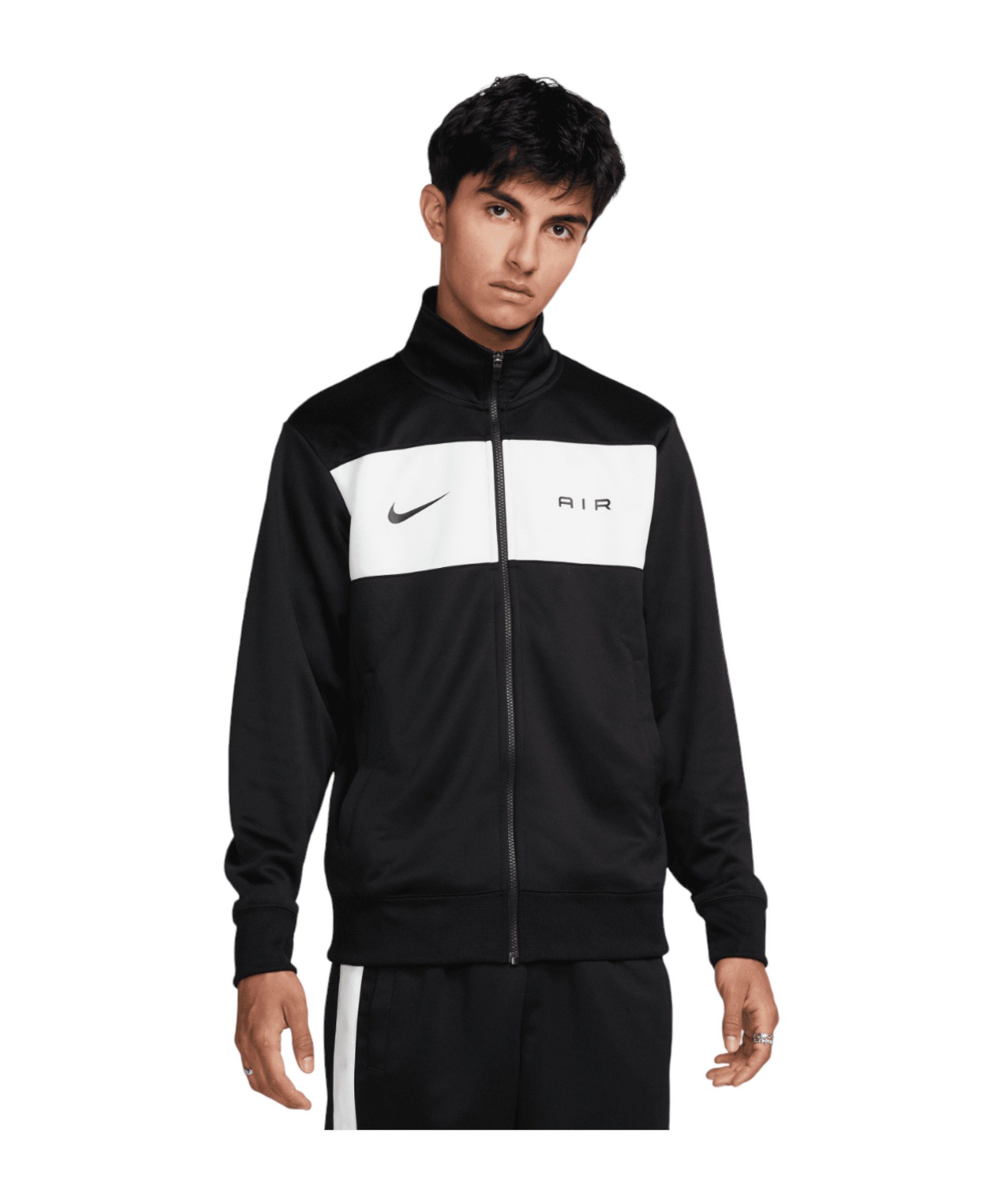 Nike Sportswear Sweatjacke Air Jacke schwarzweiss