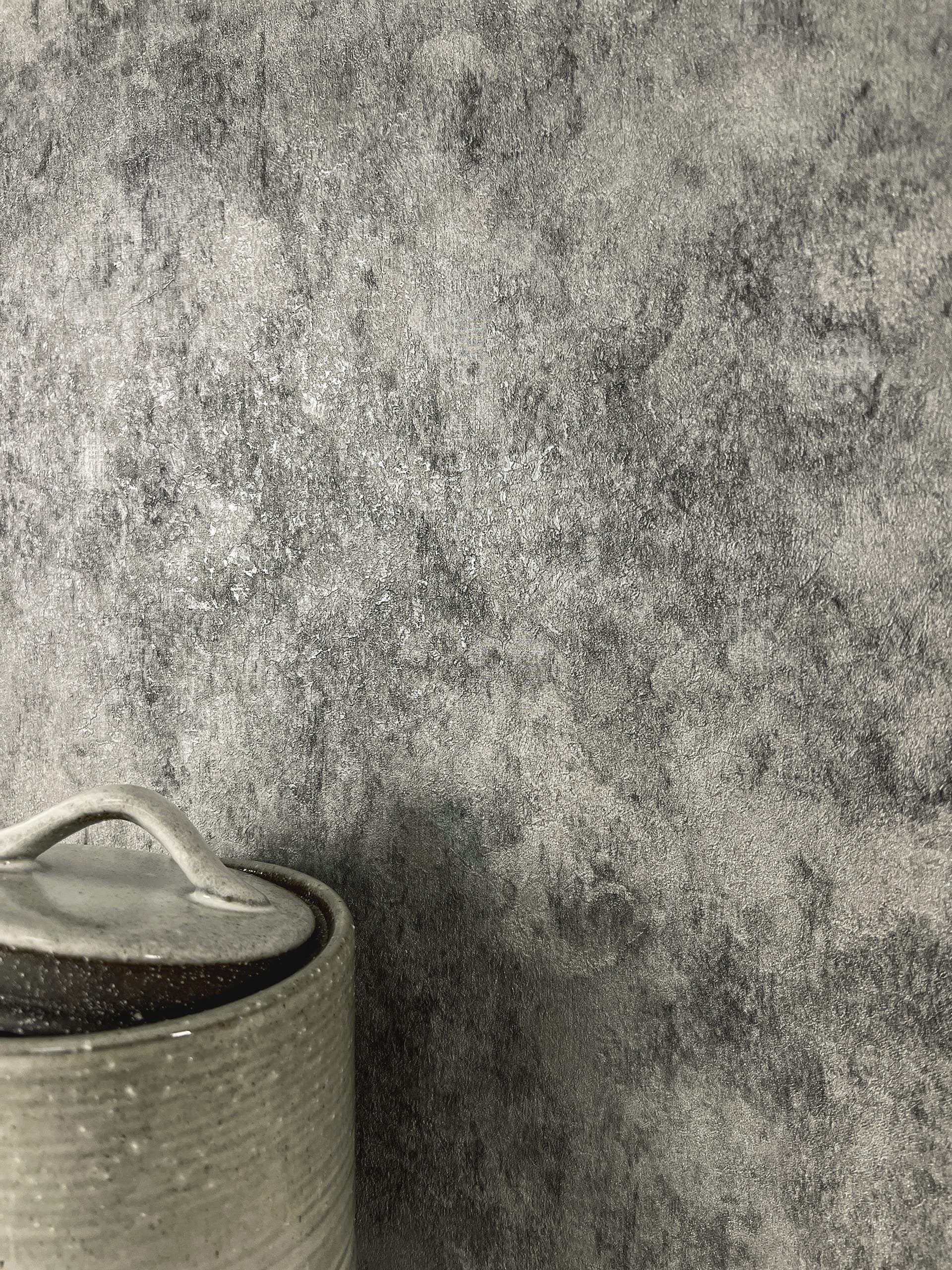Newroom Vliestapete, Grau Tapete Modern Unifarbe günstig online kaufen