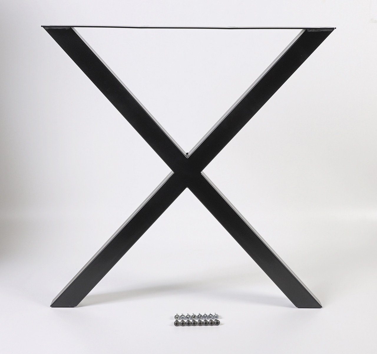 DIEDA Tischbein Dieda Tischbein X-Form Maße: 70,0 x schwarz 71,0 x