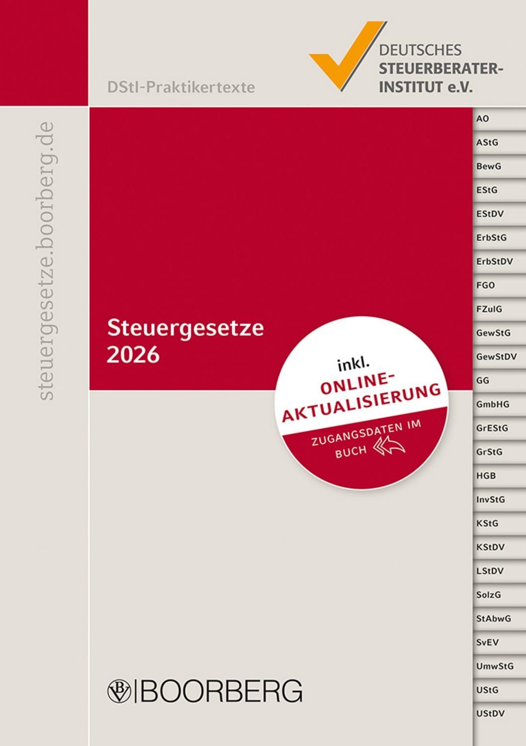 Steuergesetze 2026 / diverse