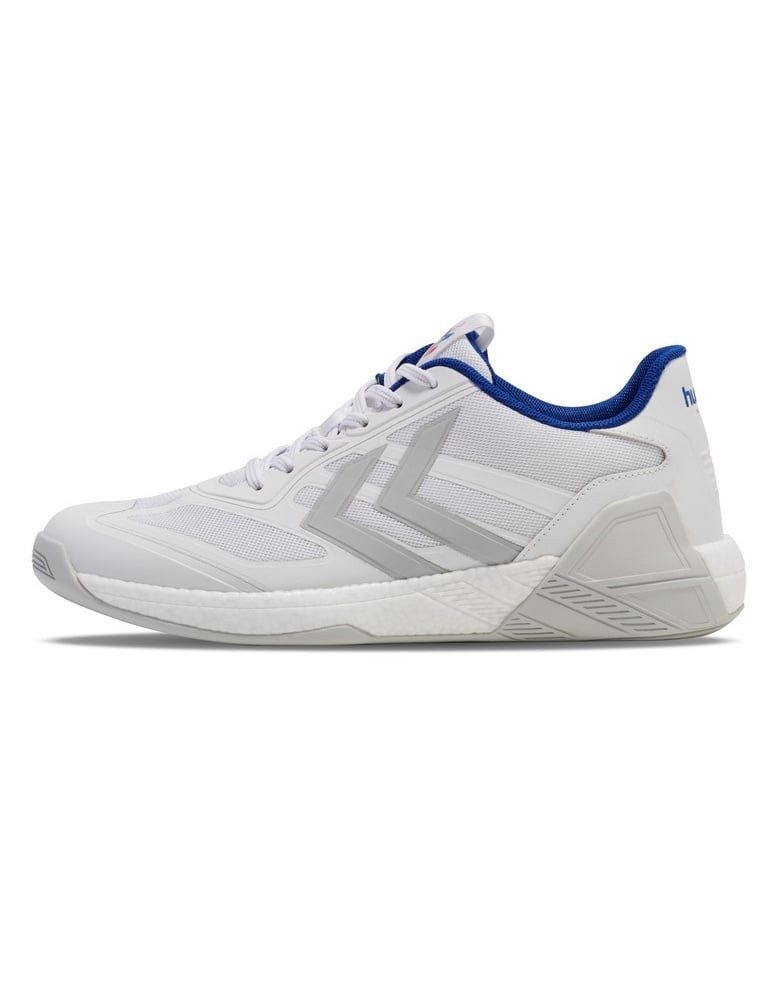 hummel Hallen-Indoorschuhe Algiz IV weiss/grau Herren Badmintonschuh