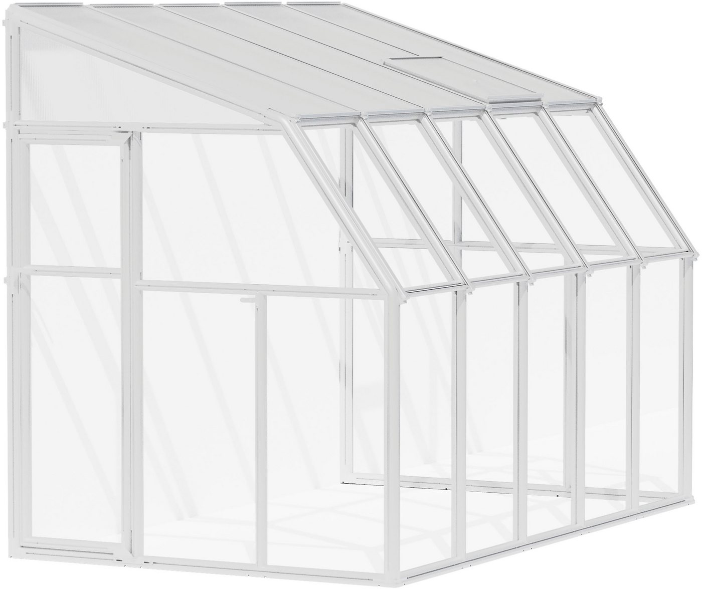 Thumbnail - Palram - Canopia Gewächshaus Sun Room, BxTxH: 201 x 324 x 247 cm, BxLxH: 58 x 120 x 247 cm, 3 mm Wandstärke, lebenslang ...