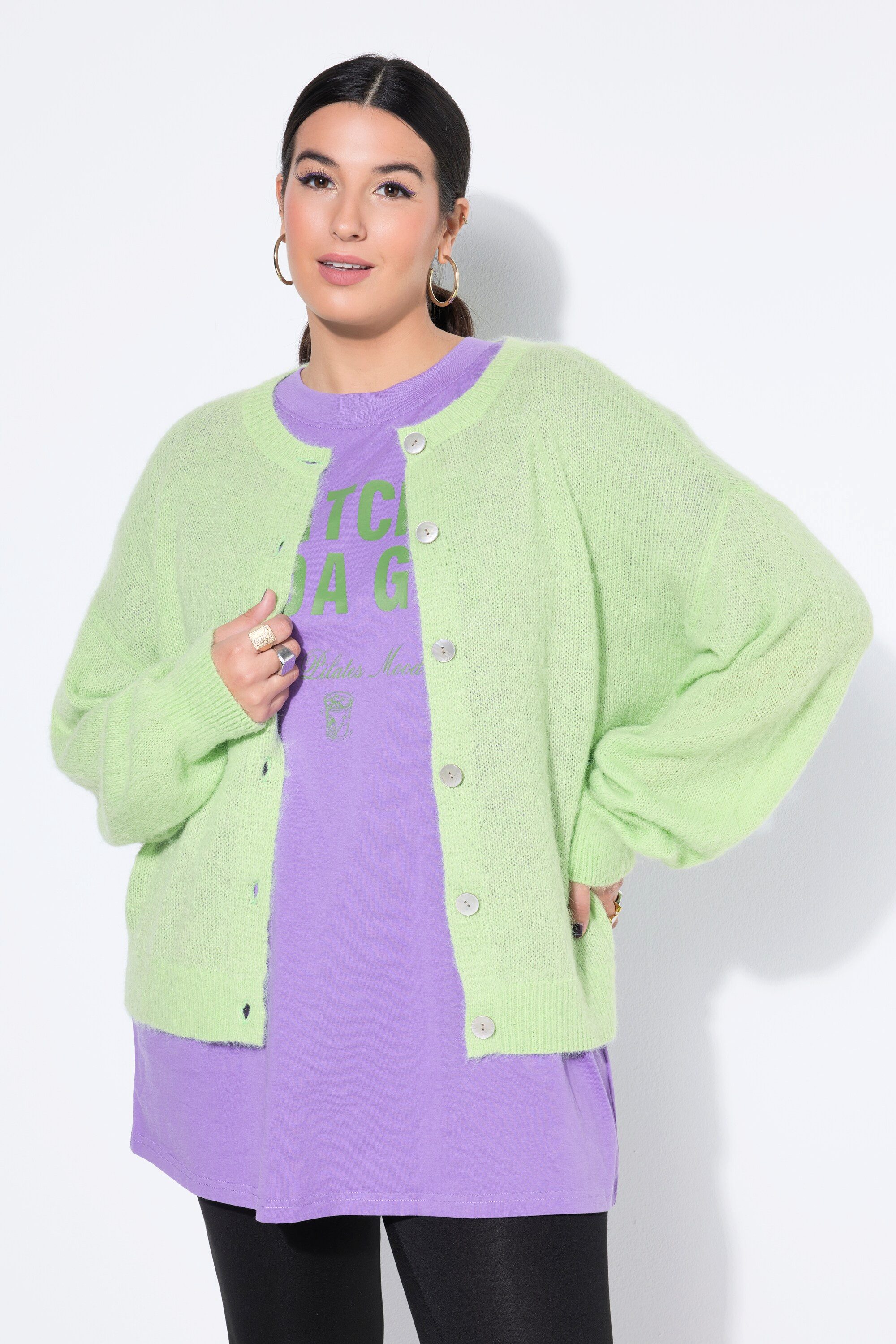 Strickjacke Strickjacke Straight Shape Kuschelstrick