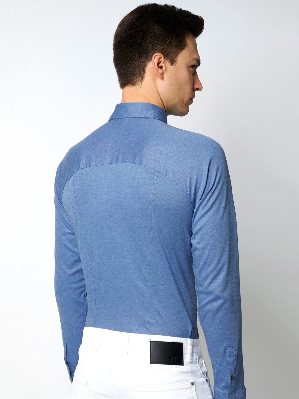 DESOTO Langarmhemd Jerseyhemd Casual Kent – Bild 2 von 5
