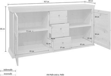 Mäusbacher Sideboard Matrix, Breite 167 cm