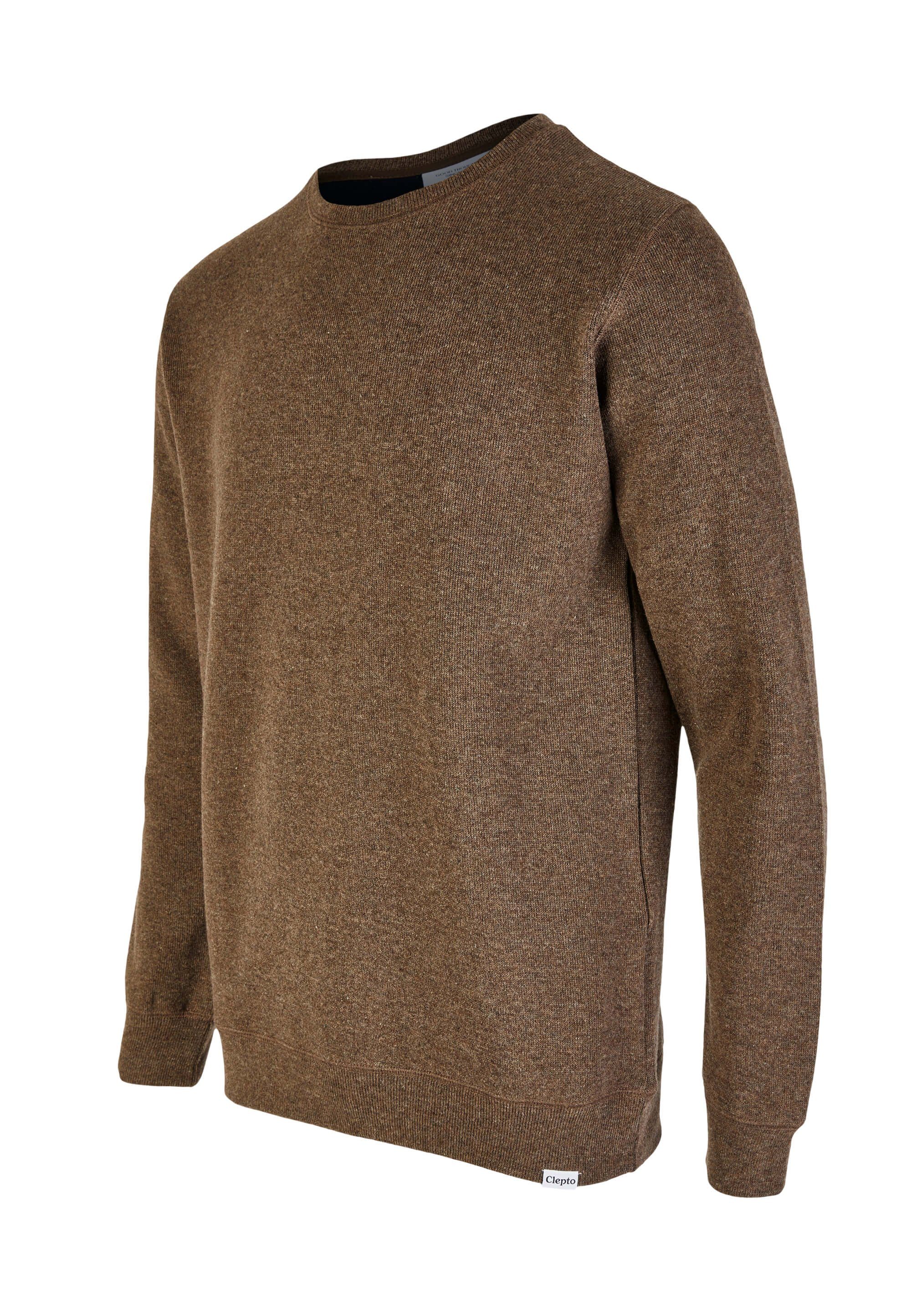 Cleptomanicx Sweatshirt Noitch aus gebondeter Wolle 