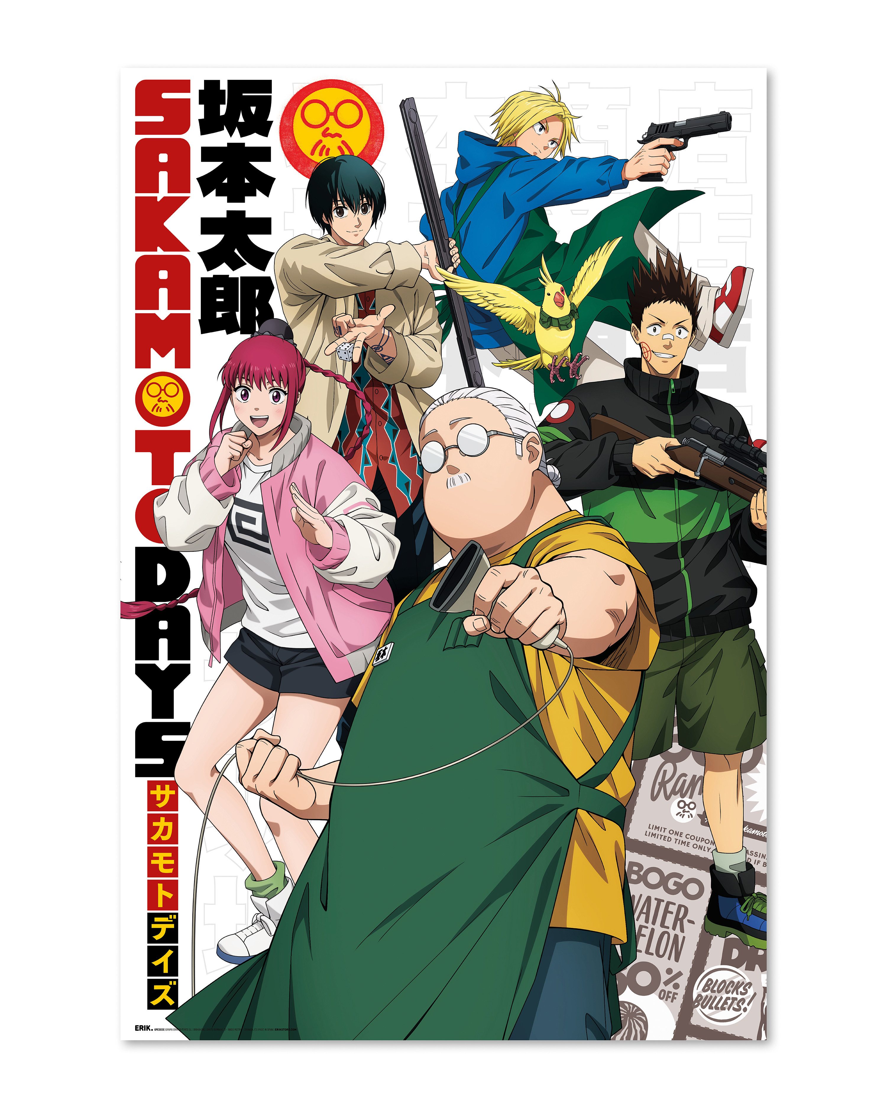 Grupo Erik Poster Sakamoto Days Poster 2 61 x 91,5 cm