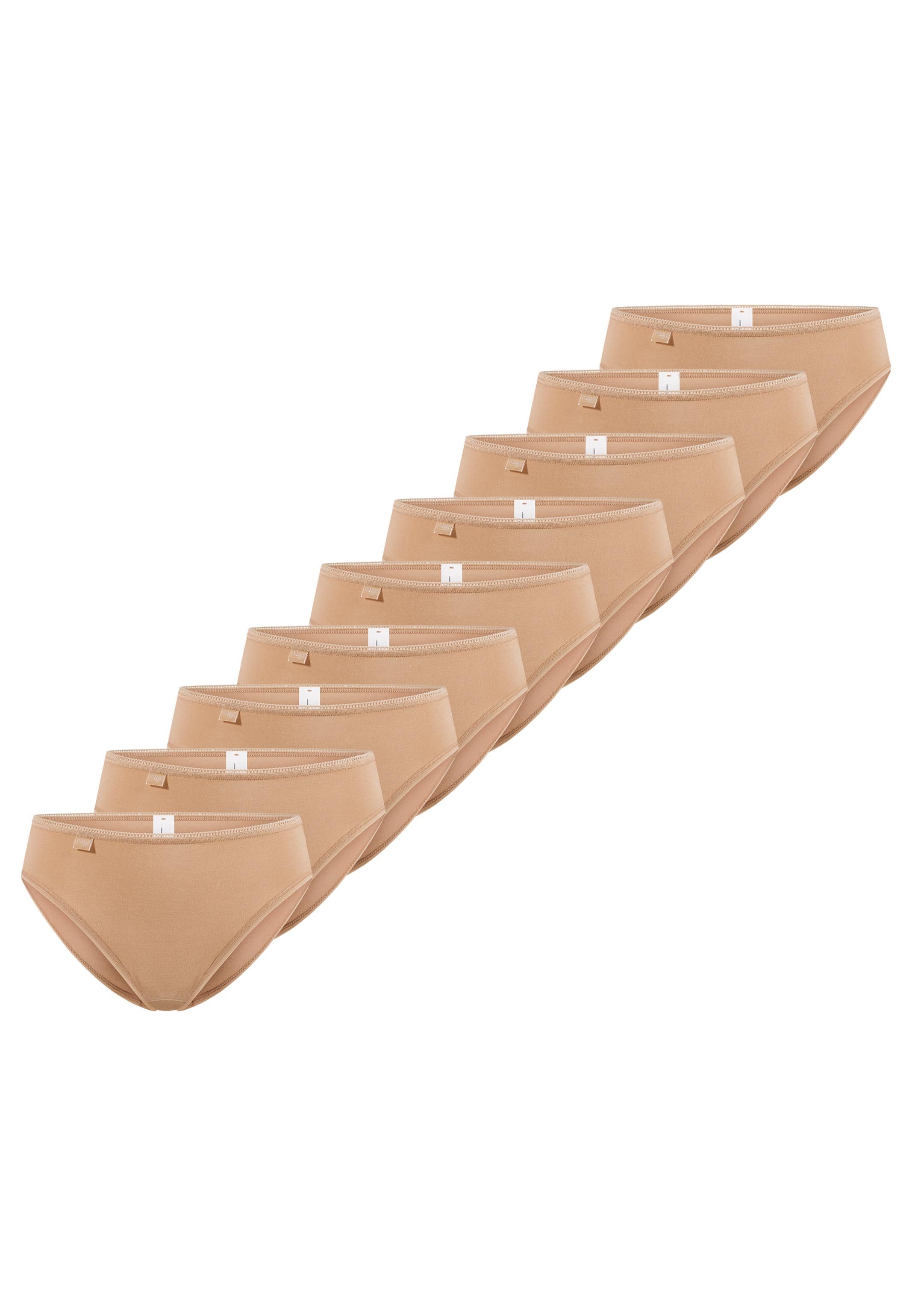 sloggi Tai-Slip 9er Pack 24/7 Cotton (Spar-Set, 9-St) Tai Slip - Baumwolle - Atmungsaktiv