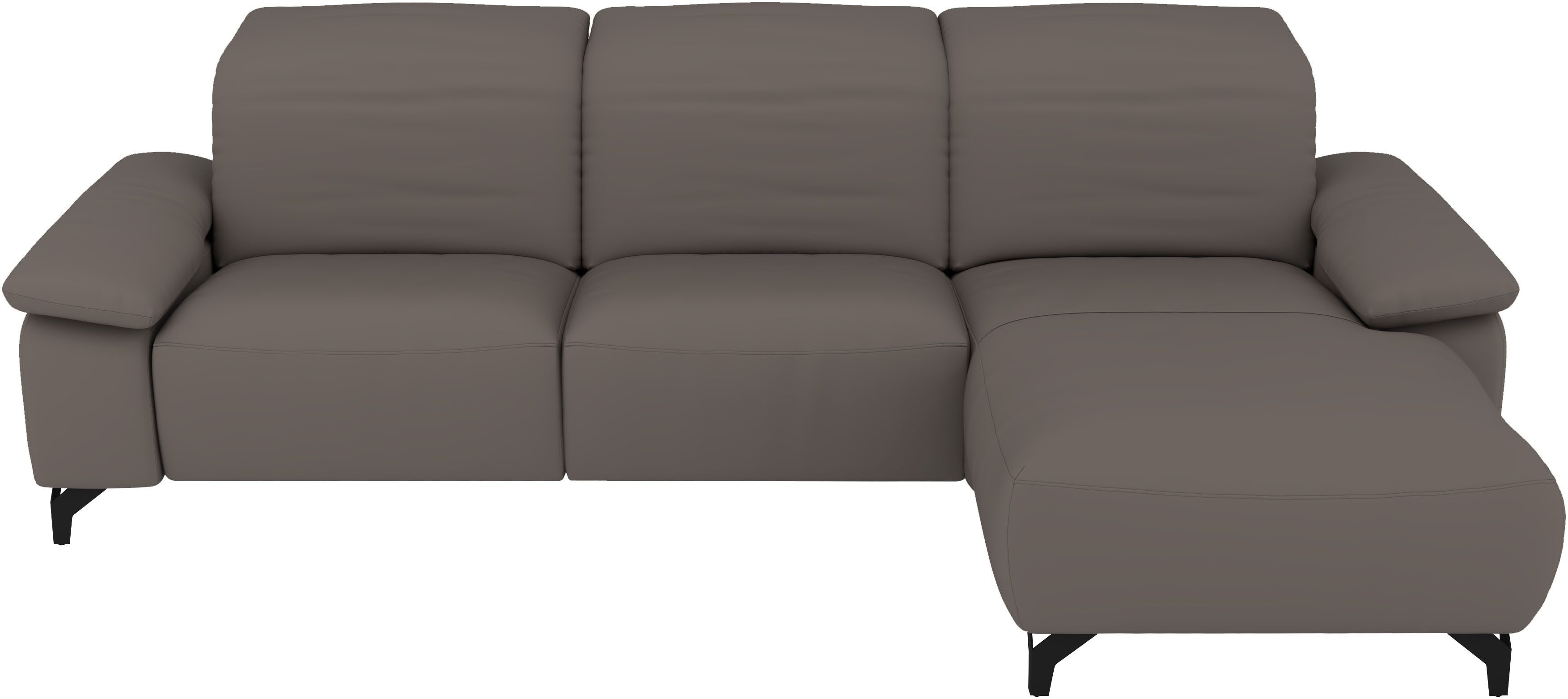 Musterring Ecksofa MR370 mit/ohne Relaxfunktion, verschiedene Unterfederungen zur Auswahl, Farbe, Material, Sitzkomfort und Funktion wählbar, Maße 280 x 180 cm