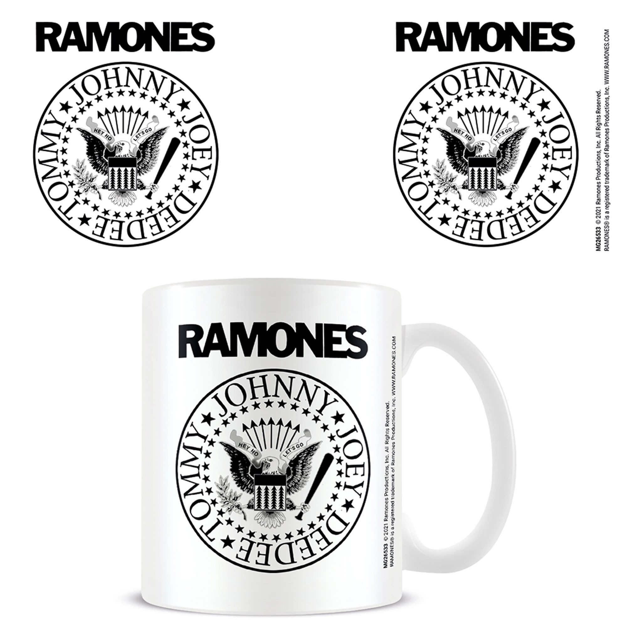 Tasse Ramones - Lizenz Tassen - Logo