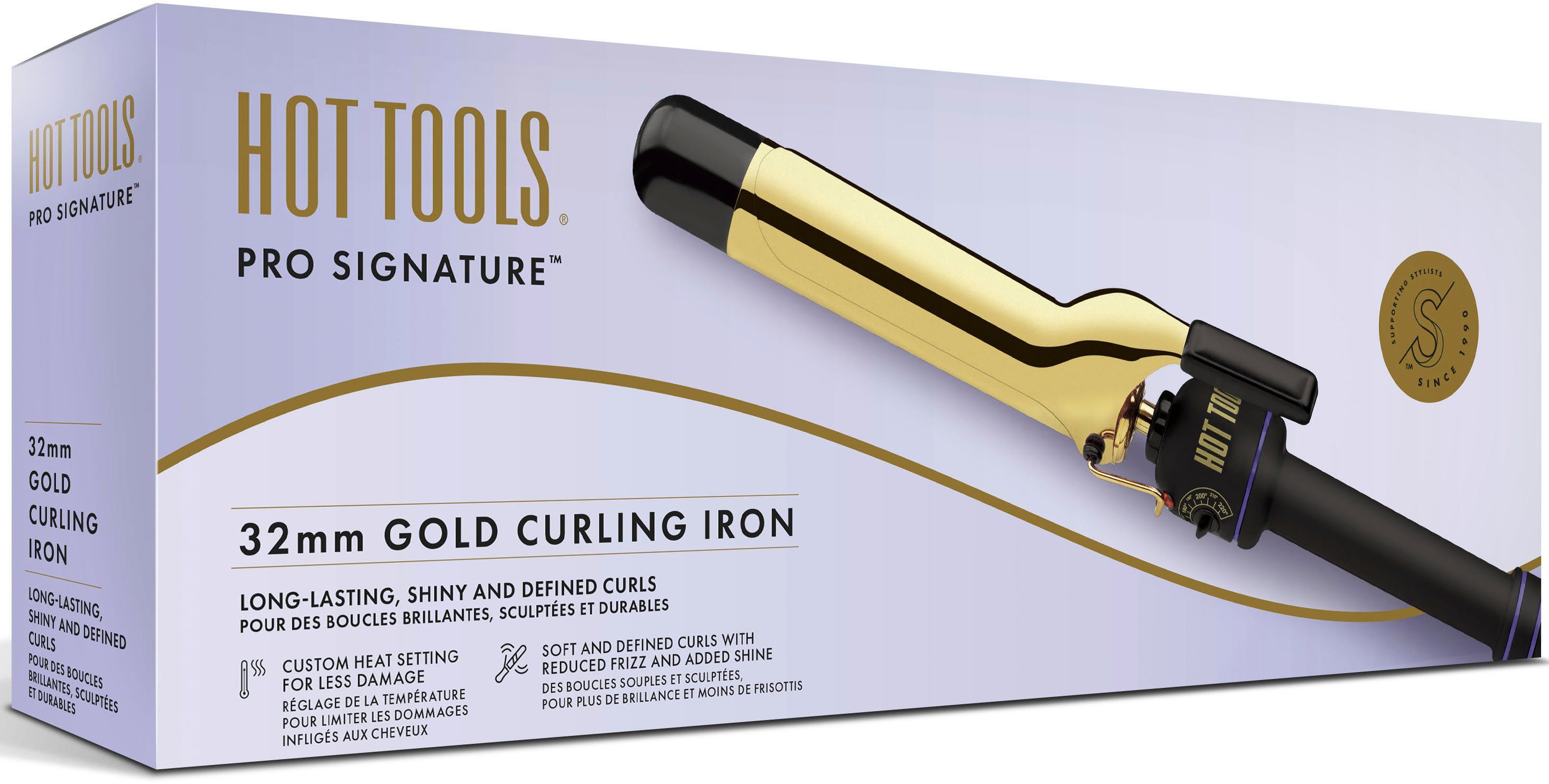 Dual-Stecker für Gold, TOOLS Lockenstab HOT 32 Pro mm, GB/EU HTIR1576UKE Signature