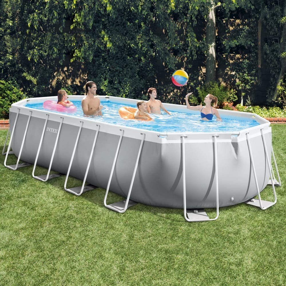 Intex Pool »INTEX 26798GN Prism Frame Oval Pool 610 x 305 x 122 cm
