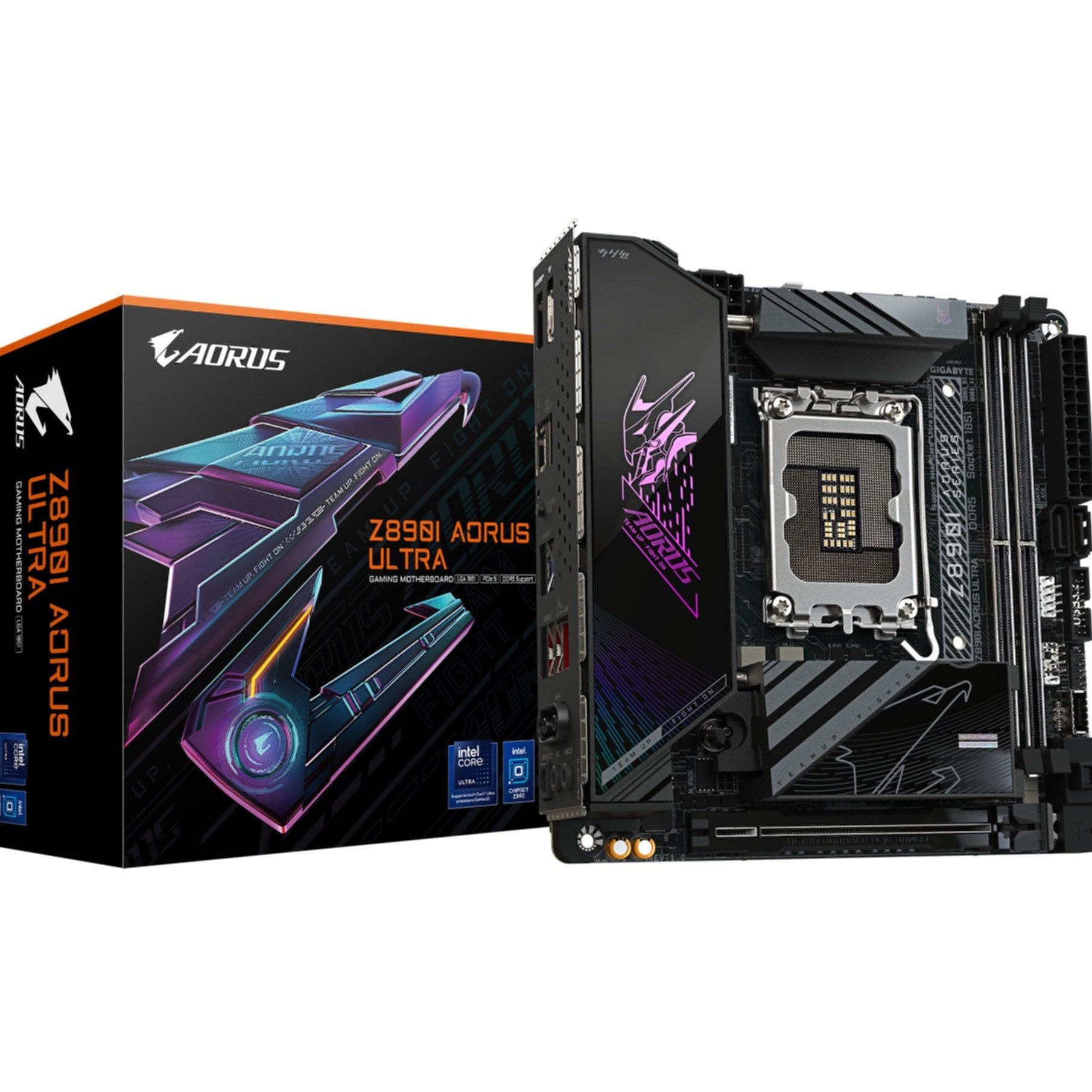 Gigabyte Z890I AORUS ULTRA Mainboard - Unterstützt Intel Core Ultra Mainboard