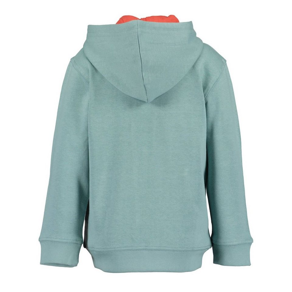 Blue Seven Kapuzensweatjacke Kinder Sweatjacke mit Kapuze - Kapuzenjacke  mit Print