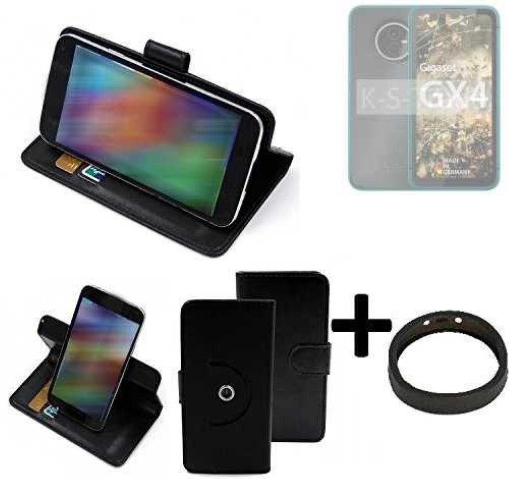 K-S-Trade Handyhülle für Gigaset GX4, Case Schutz Hülle + Bumper Handy Hülle Flipcase Smartphone Cover