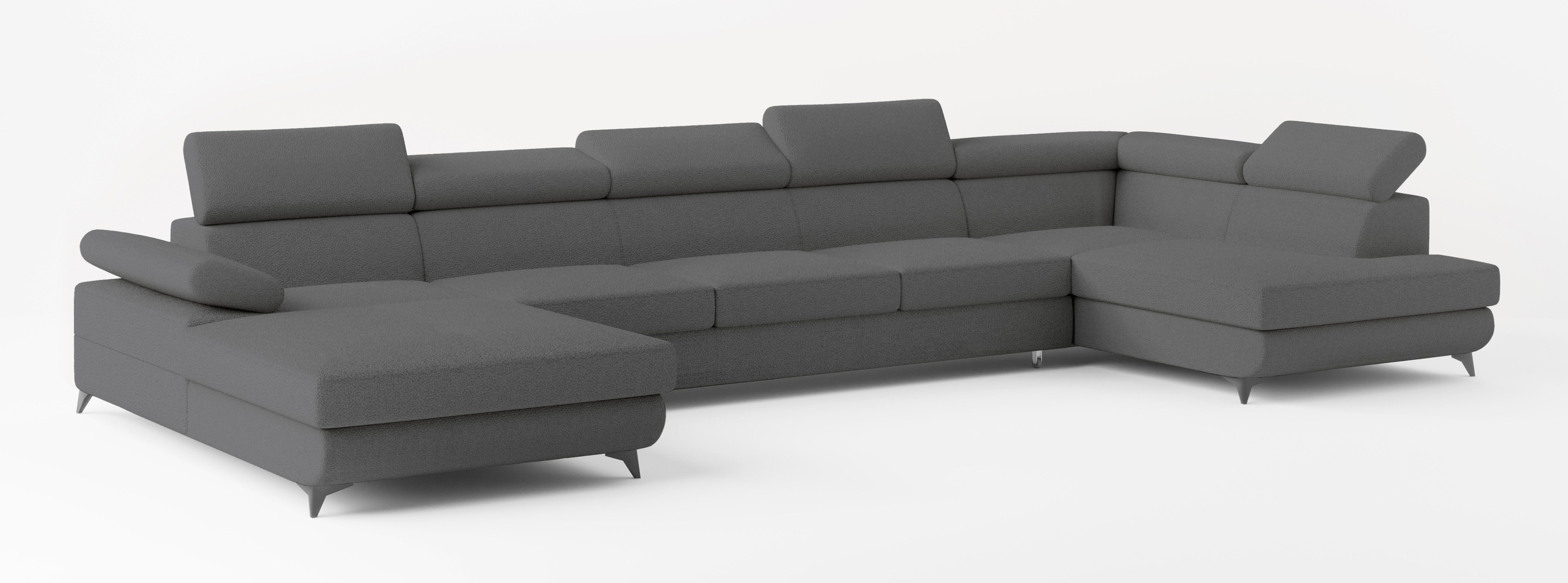Masseno Ecksofa MONTIVA mit Schlaffunktion U-Form, günstig online kaufen
