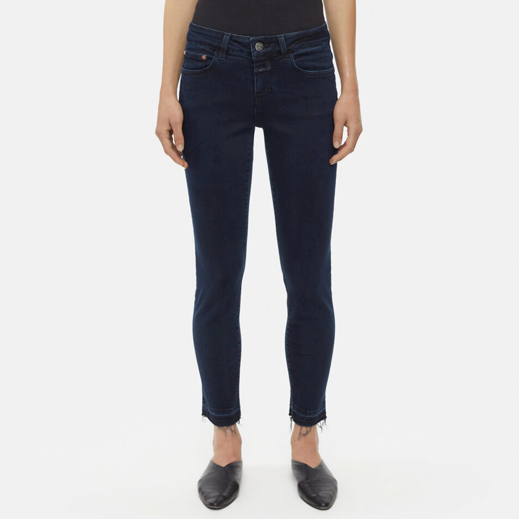 CLOSED 5-Pocket-Jeans CLOSED Jeans BAKER Mid Waist - Blue/Black