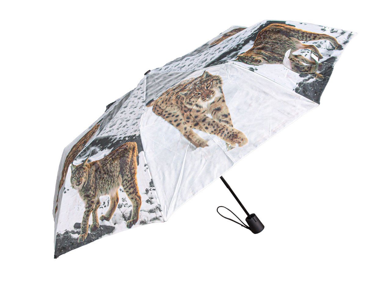 Taschenregenschirm Regenschirm - Luchse - Ø 95cm