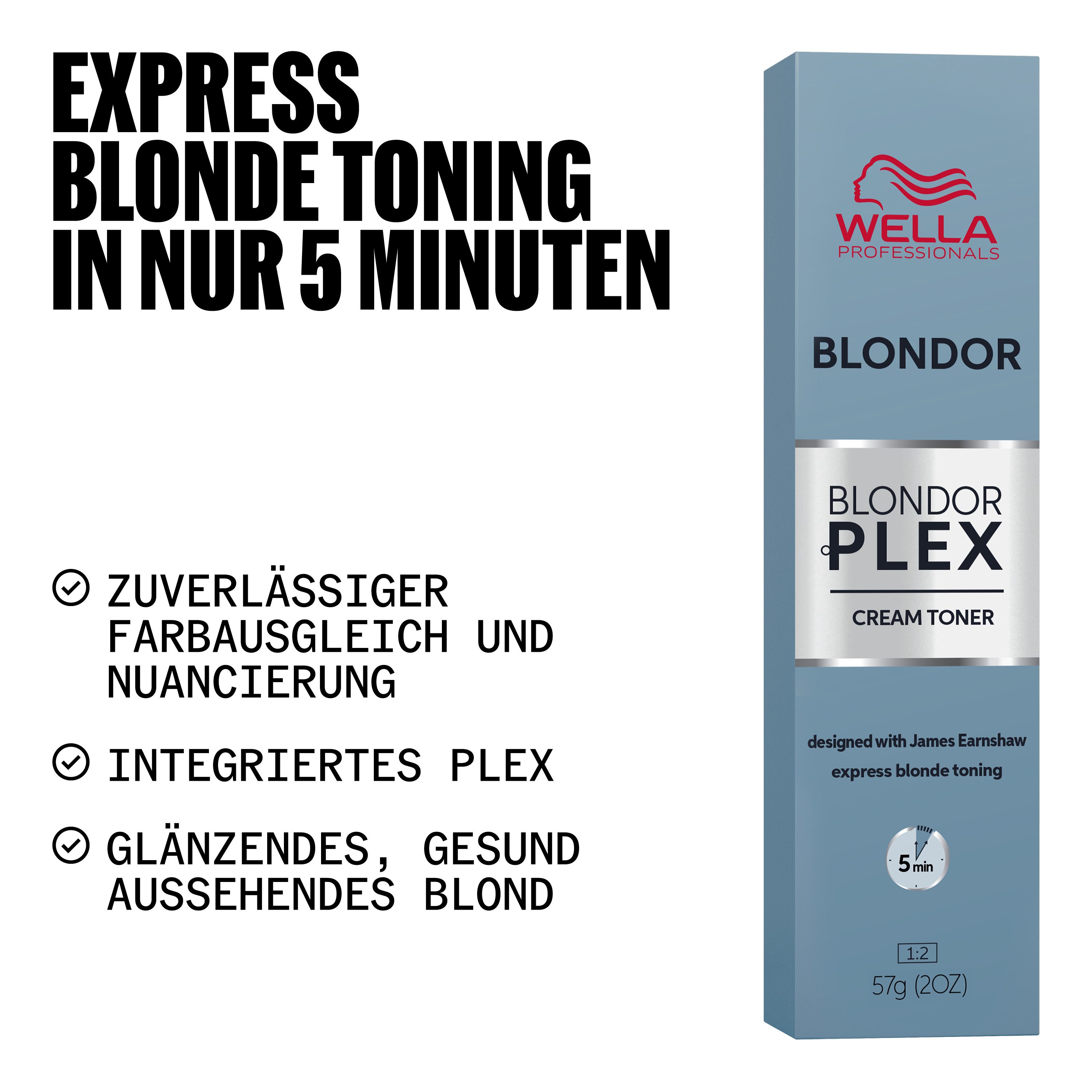 Wella Professionals Aufheller BlondorPlex Cream Toner 60 ml