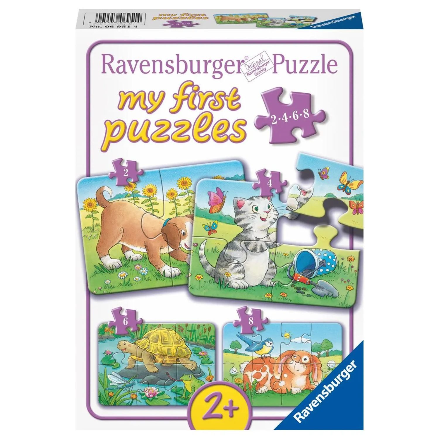 Ravensburger Puzzle Niedliche Haustiere. My first Puzzle. 4 Motive, Puzzlet günstig online kaufen