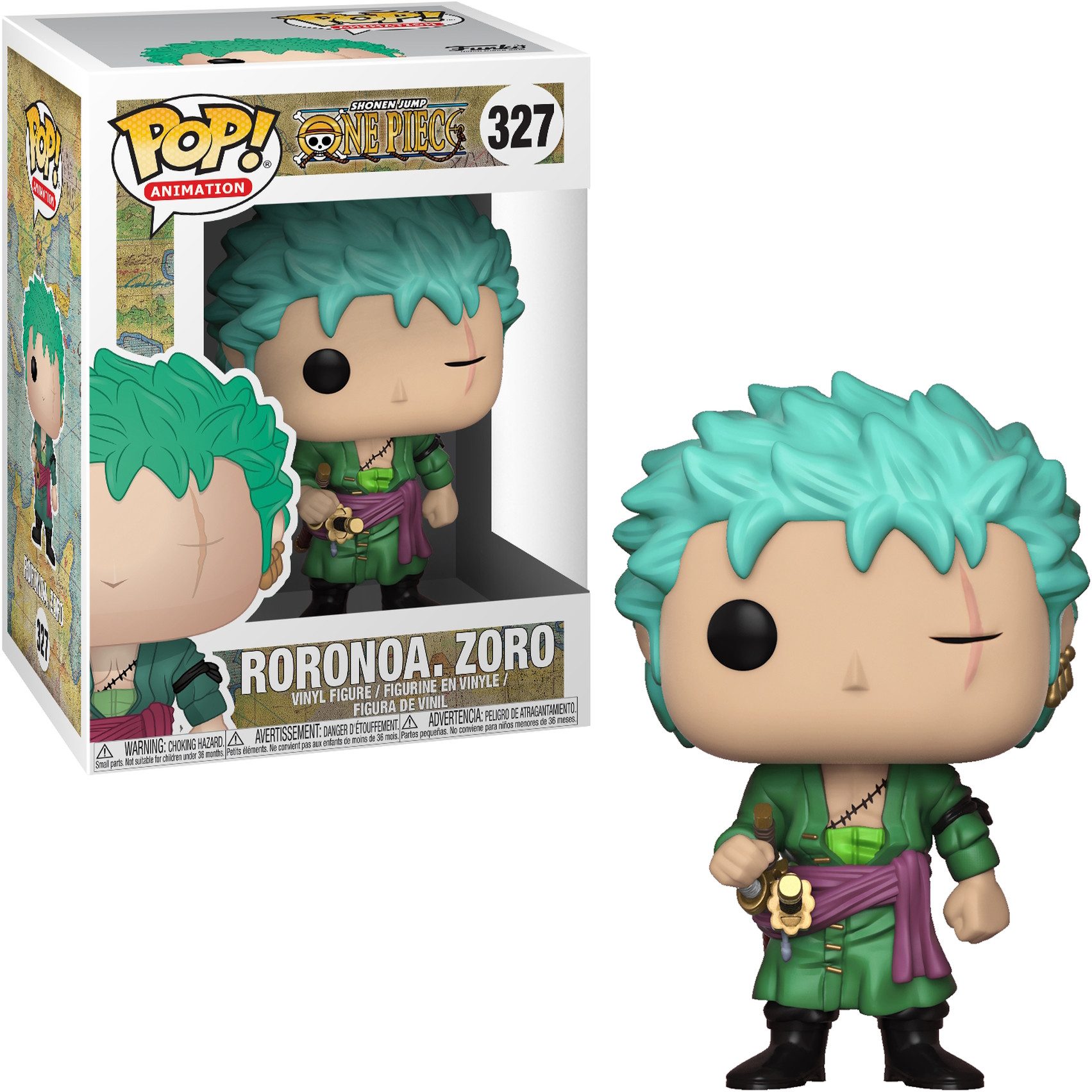 Funko Spielfigur One Piece - Roronoa Zoro 327 Pop! Vinyl Figur – Bild 2 von 3