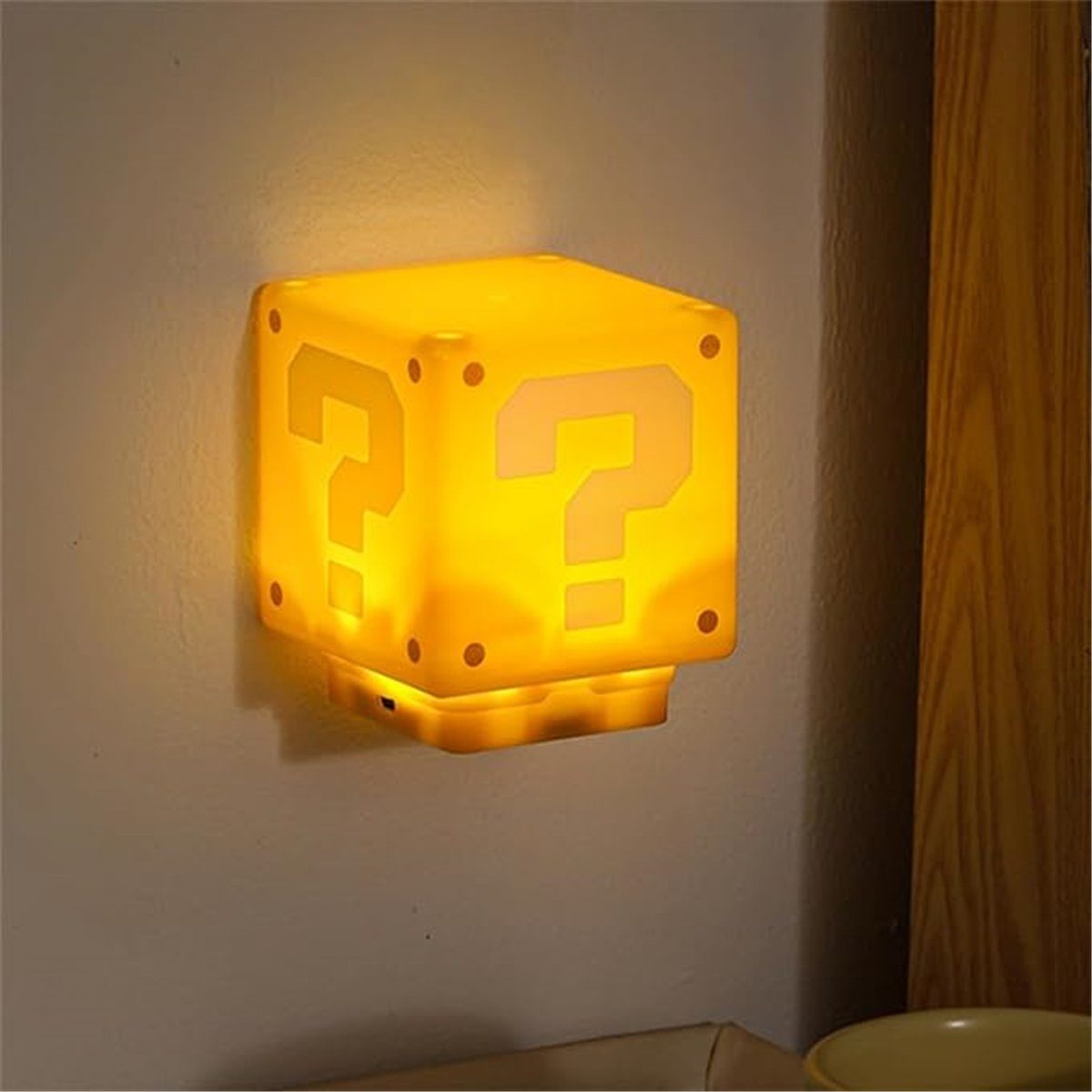 LED 3D-Fragezeichen-USB-Nachtlicht mit Soundtrack K&B Nachtlicht
