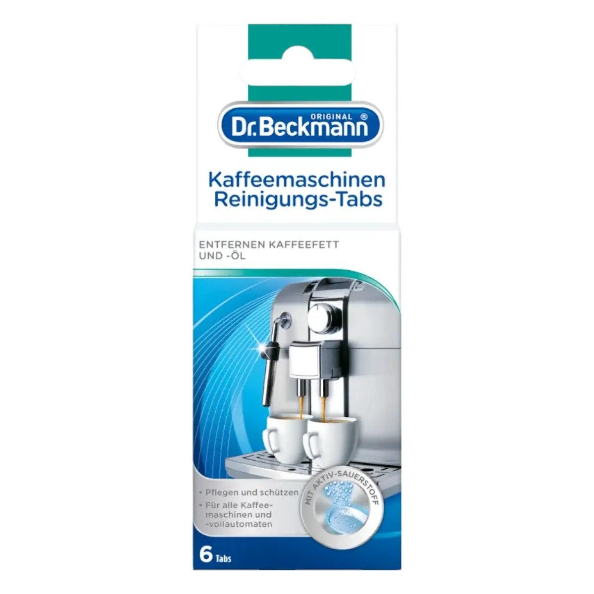 Dr. Beckmann Kaffeemaschinen Reinigungs-Tabs 6er Reinigungstabletten