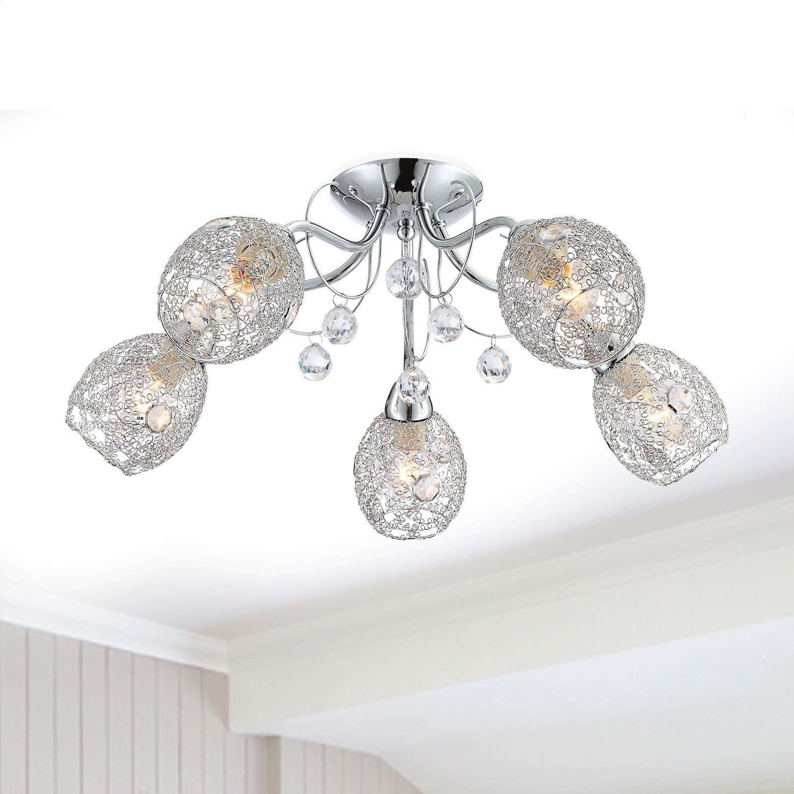 bmf-versand Deckenleuchte Deckenleuchte Wohnzimmer Esszimmer Kristall günstig online kaufen