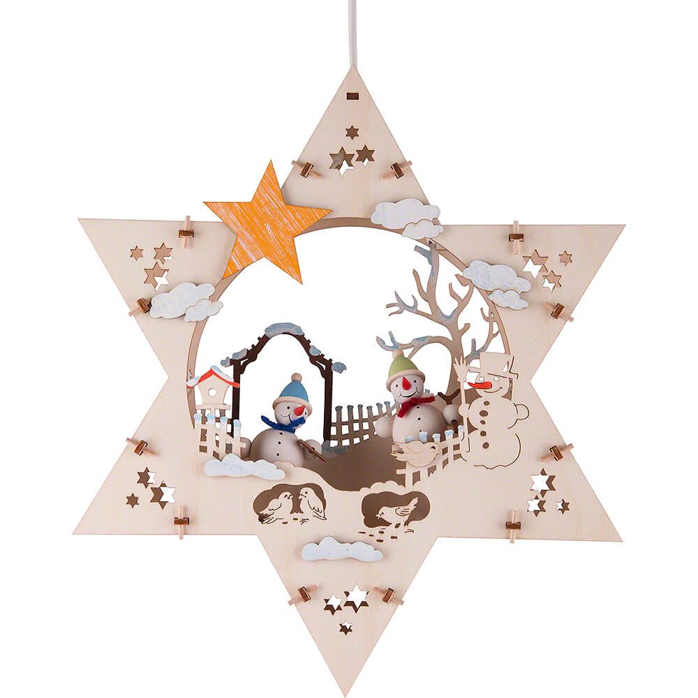 rauta Schwibbogen Fensterbild Winterstern (28cm) von Rauta