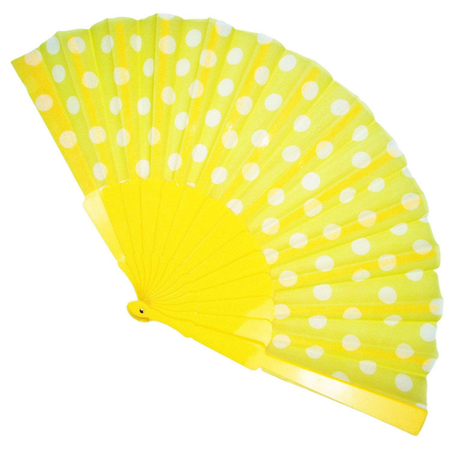 Funny Fashion Handfächer Fifties Fächer mit Punkten