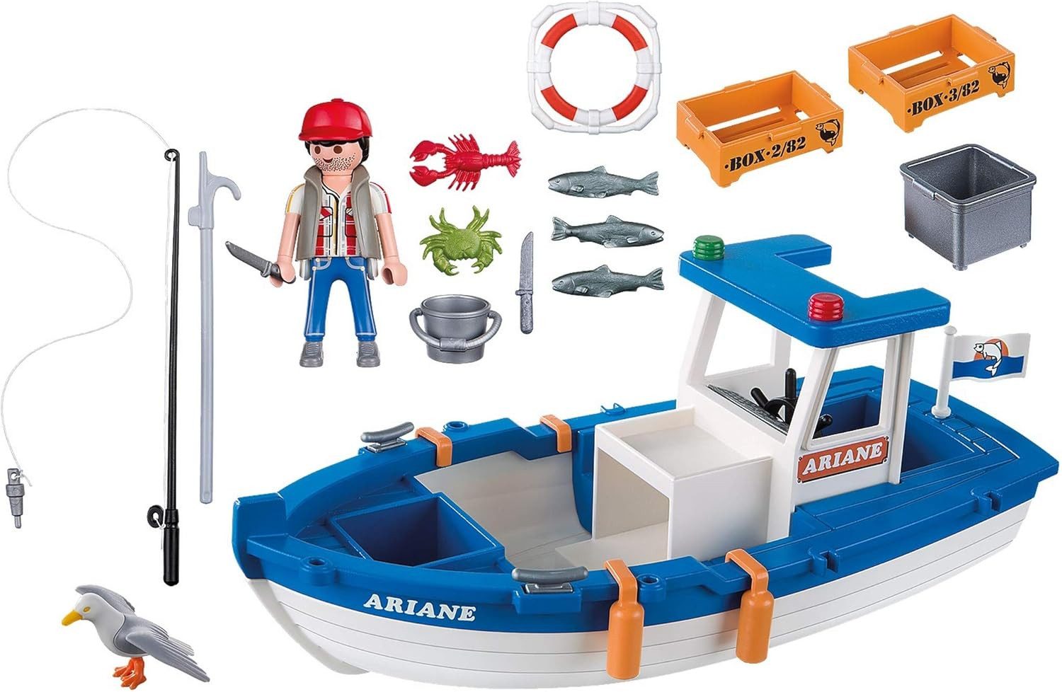 Playmobil® Spielwelt Fischkutter, (Set, 1-tlg., 1 günstig online kaufen