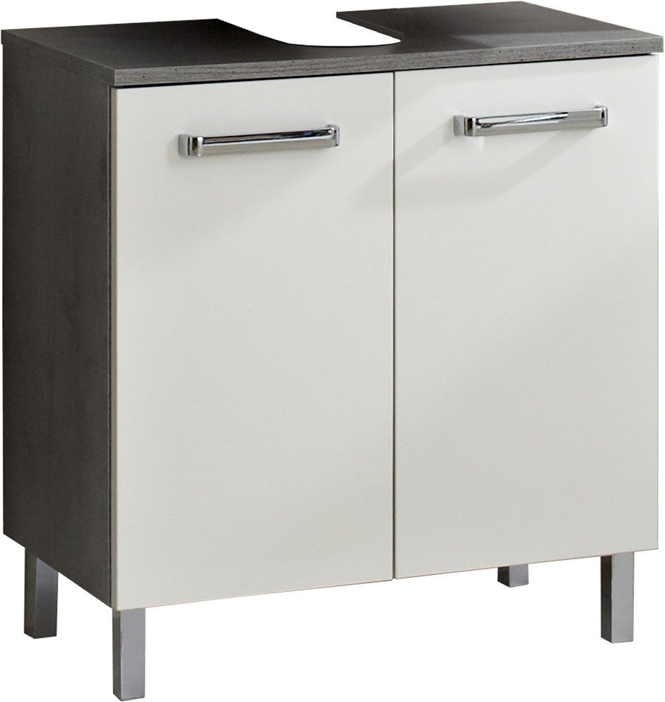 Saphir Waschbeckenunterschrank mit Siphonausschnitt